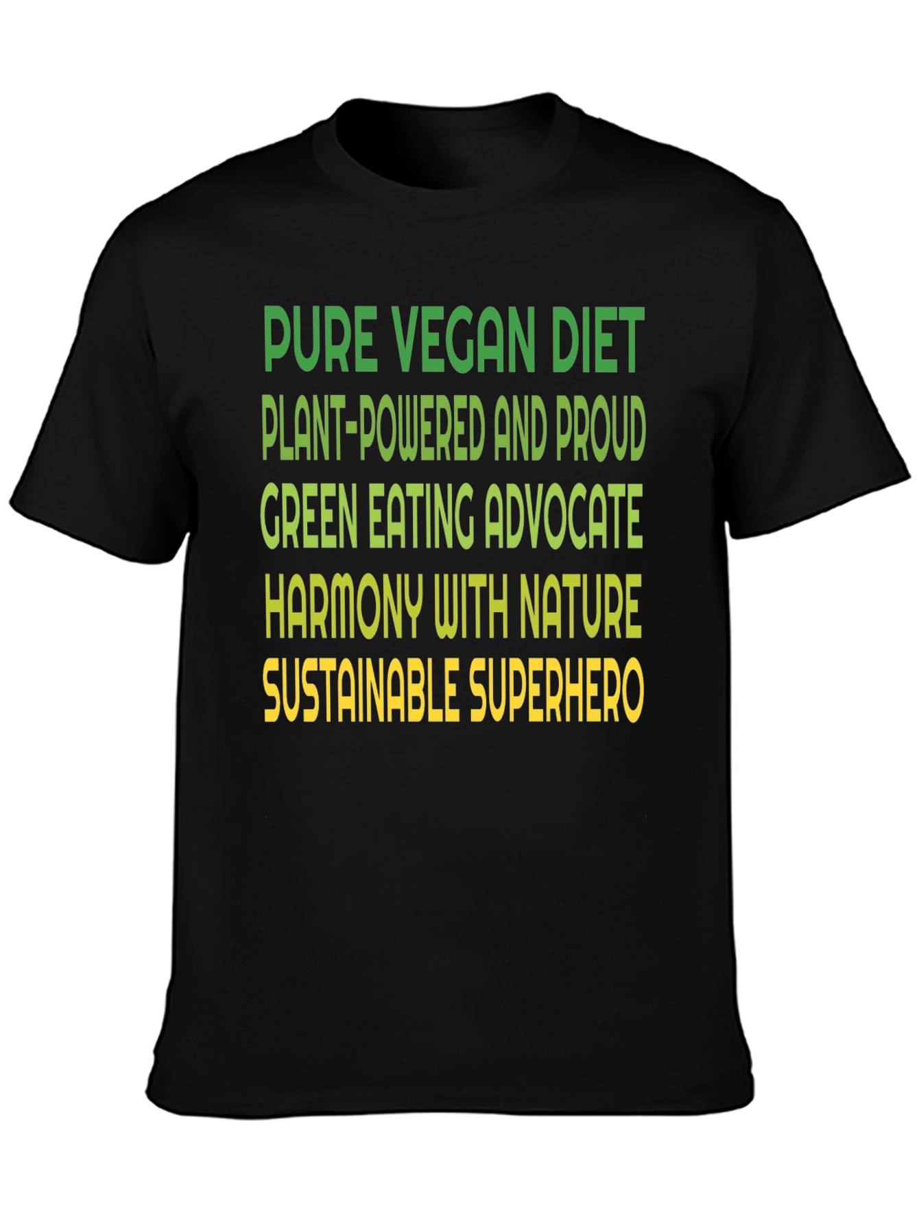 Vegan Diet Advocate Graphic T-Shirt