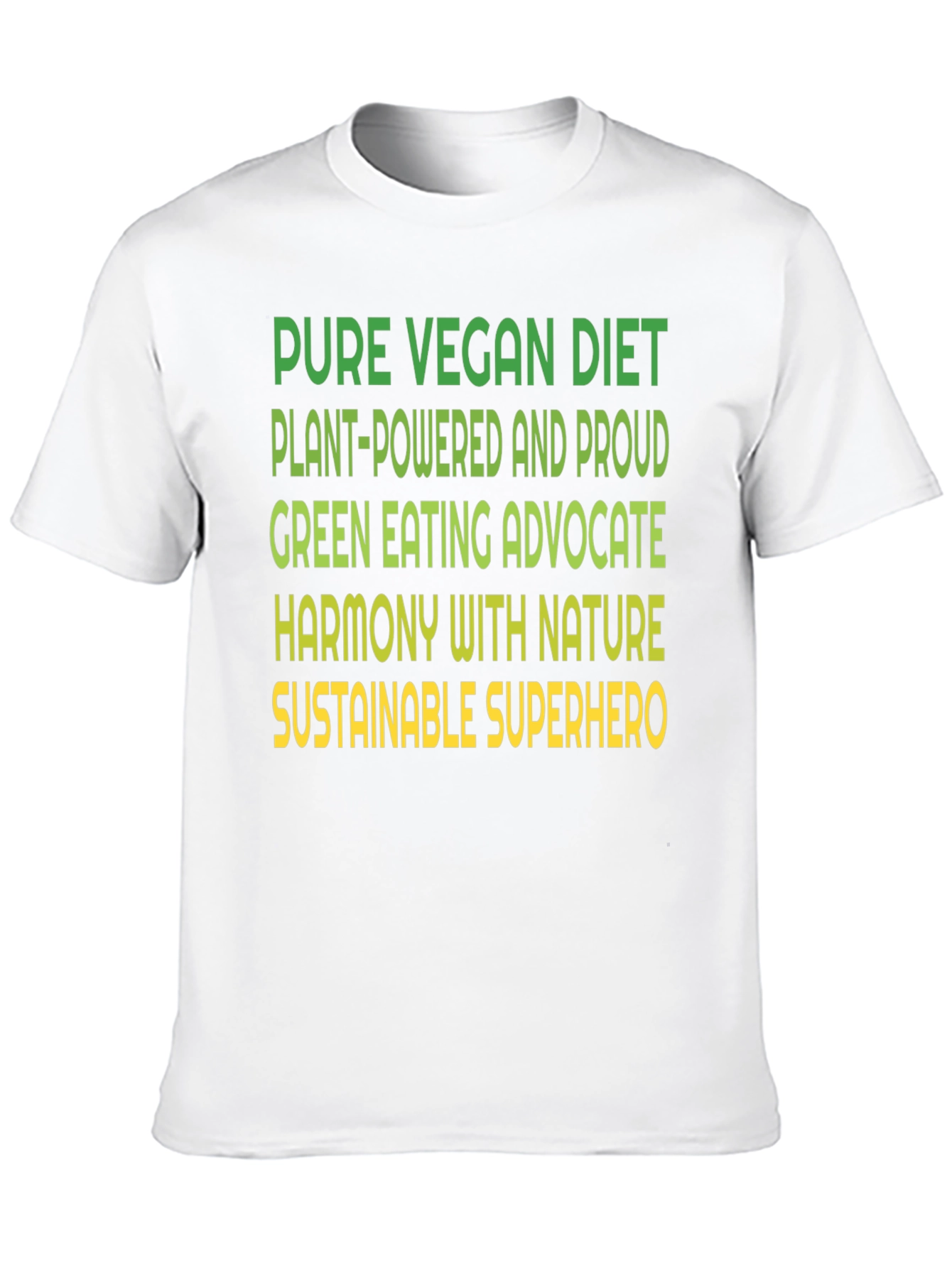 Vegan Diet Advocate Graphic T-Shirt