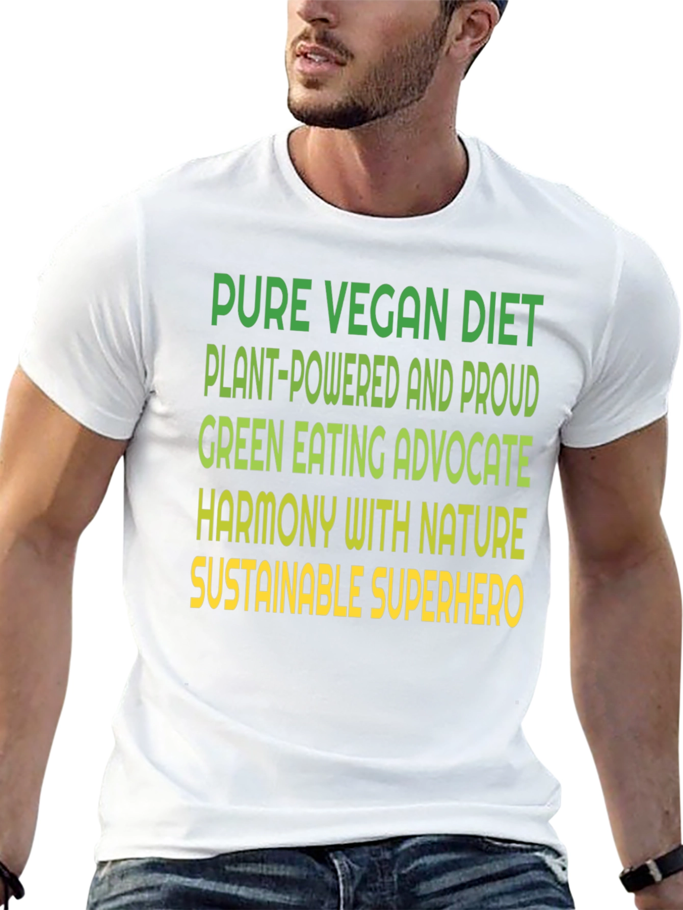 Vegan Diet Advocate Graphic T-Shirt