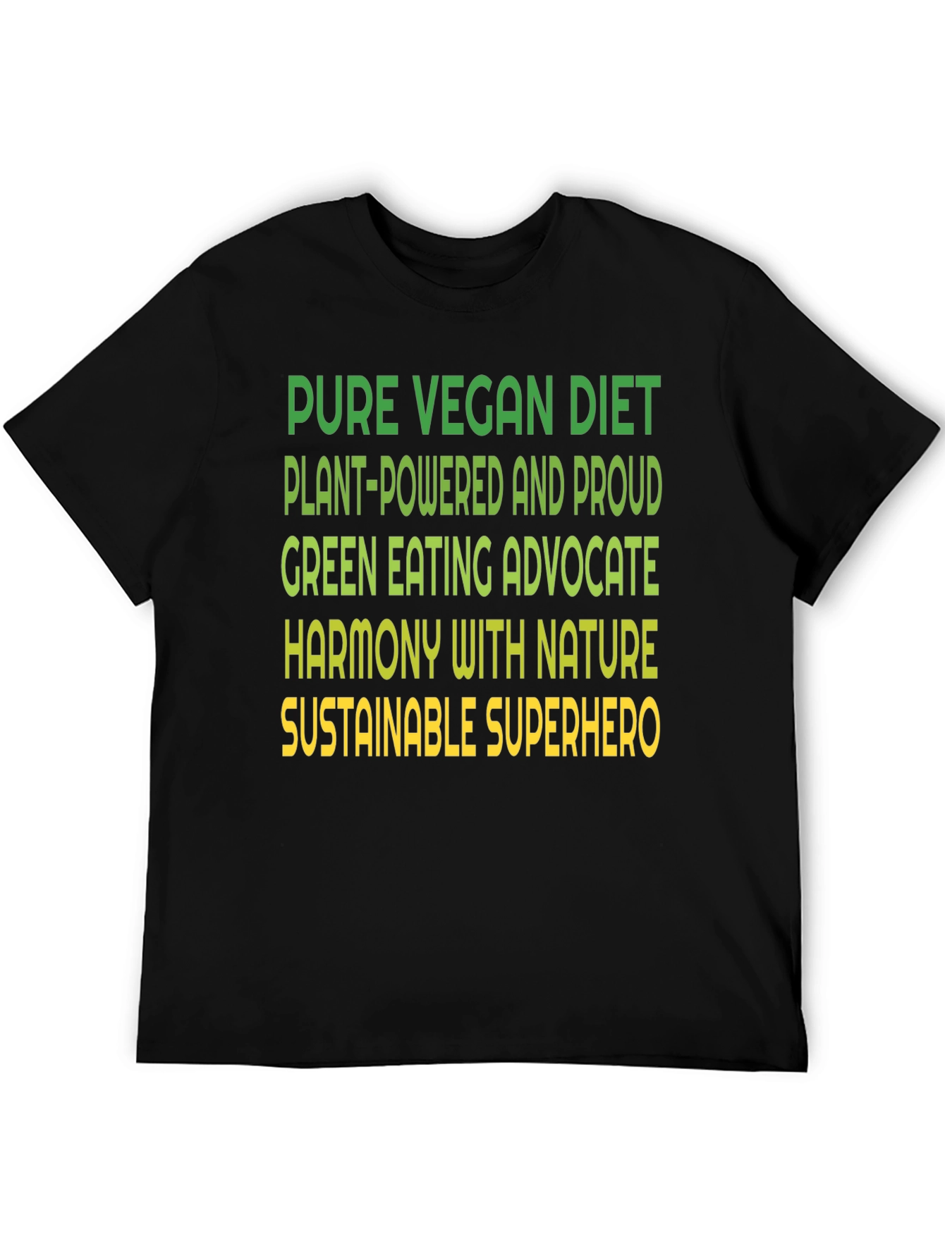Vegan Diet Advocate Graphic T-Shirt
