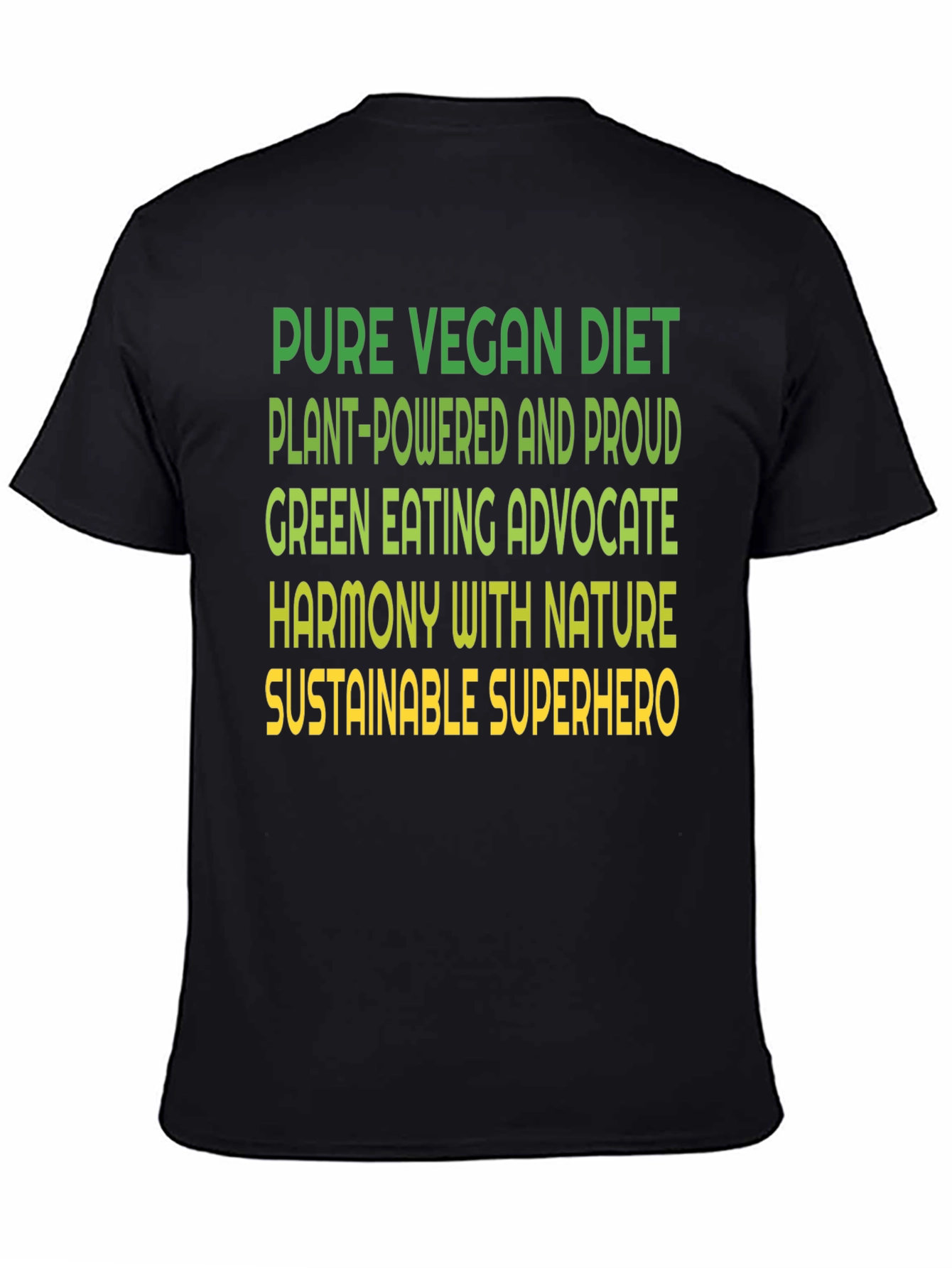 Vegan Diet Advocate Graphic T-Shirt