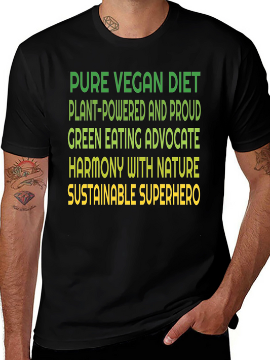 Vegan Diet Advocate Graphic T-Shirt
