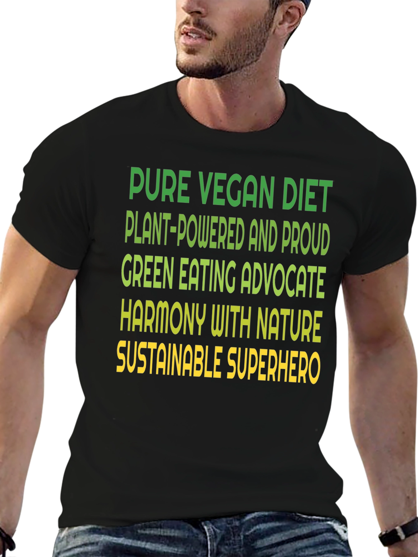 Vegan Diet Advocate Graphic T-Shirt
