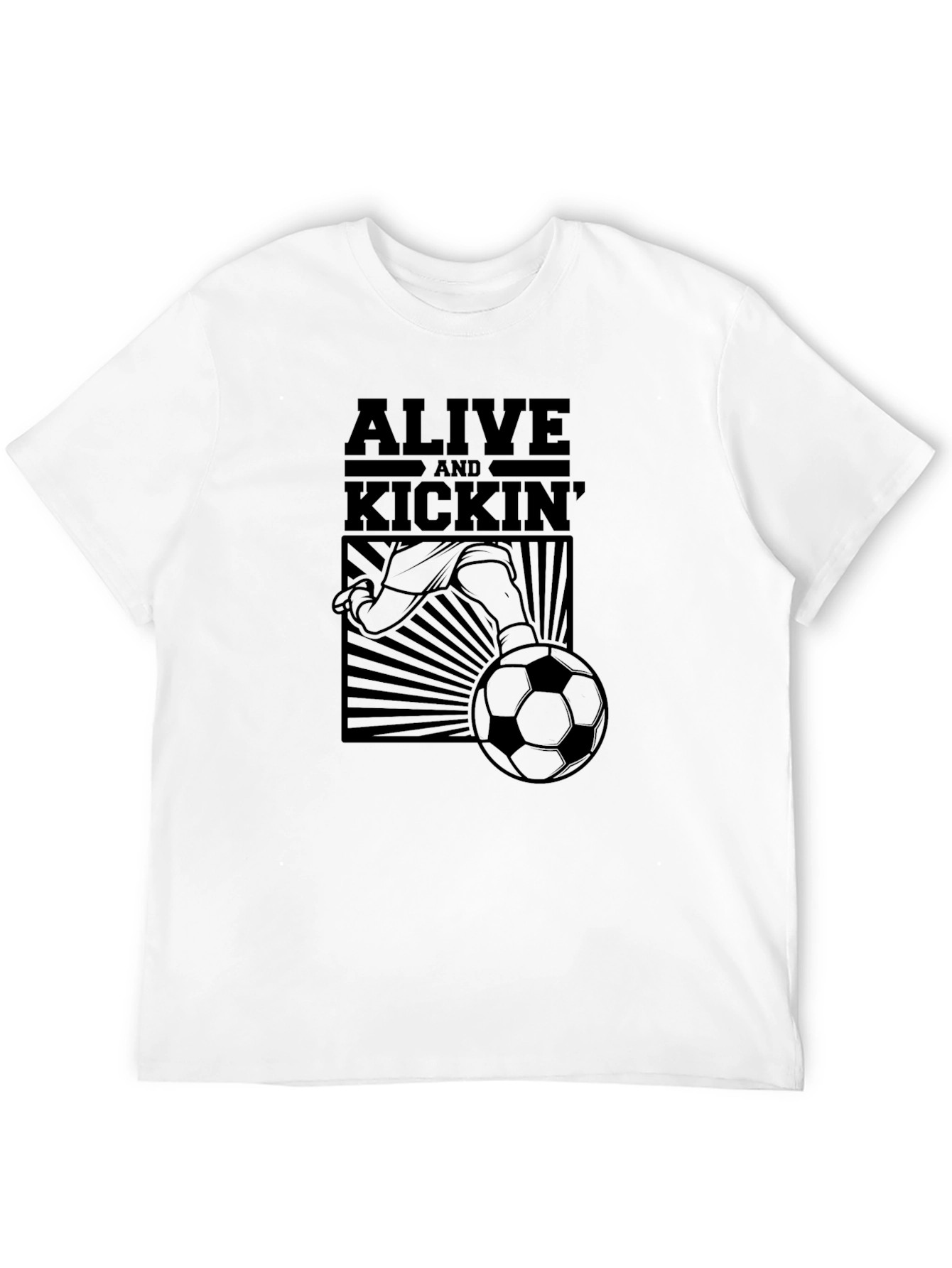 Alive and Kickin Soccer Graphic Tee