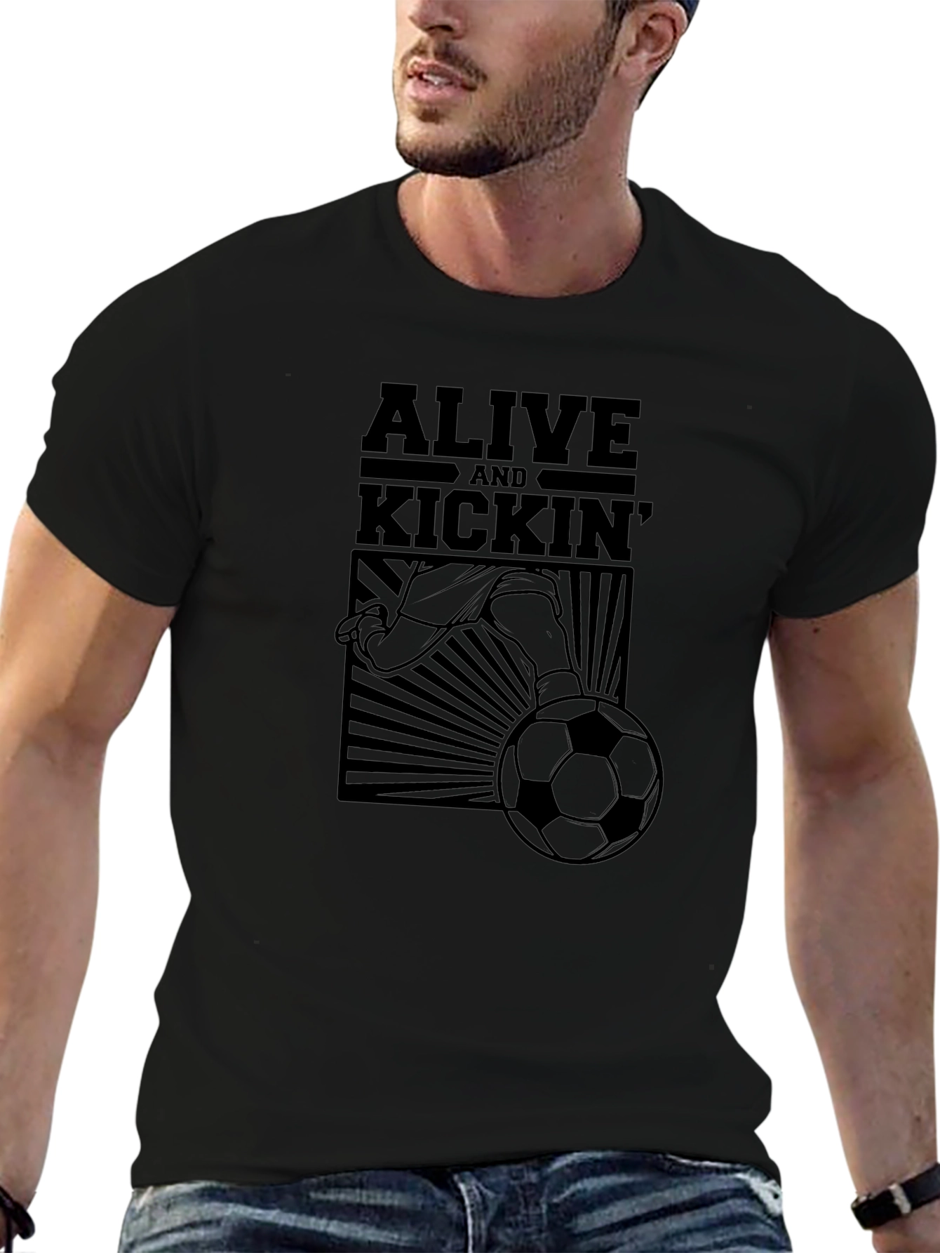 Alive and Kickin Soccer Graphic Tee