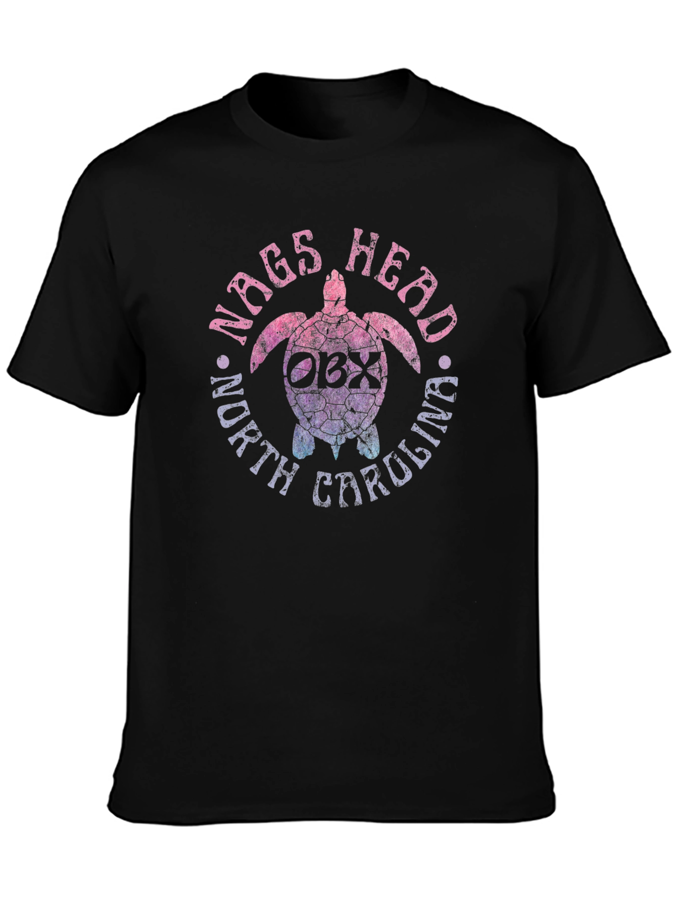 Nags Head North Carolina OBX Turtle Graphic T-Shirt
