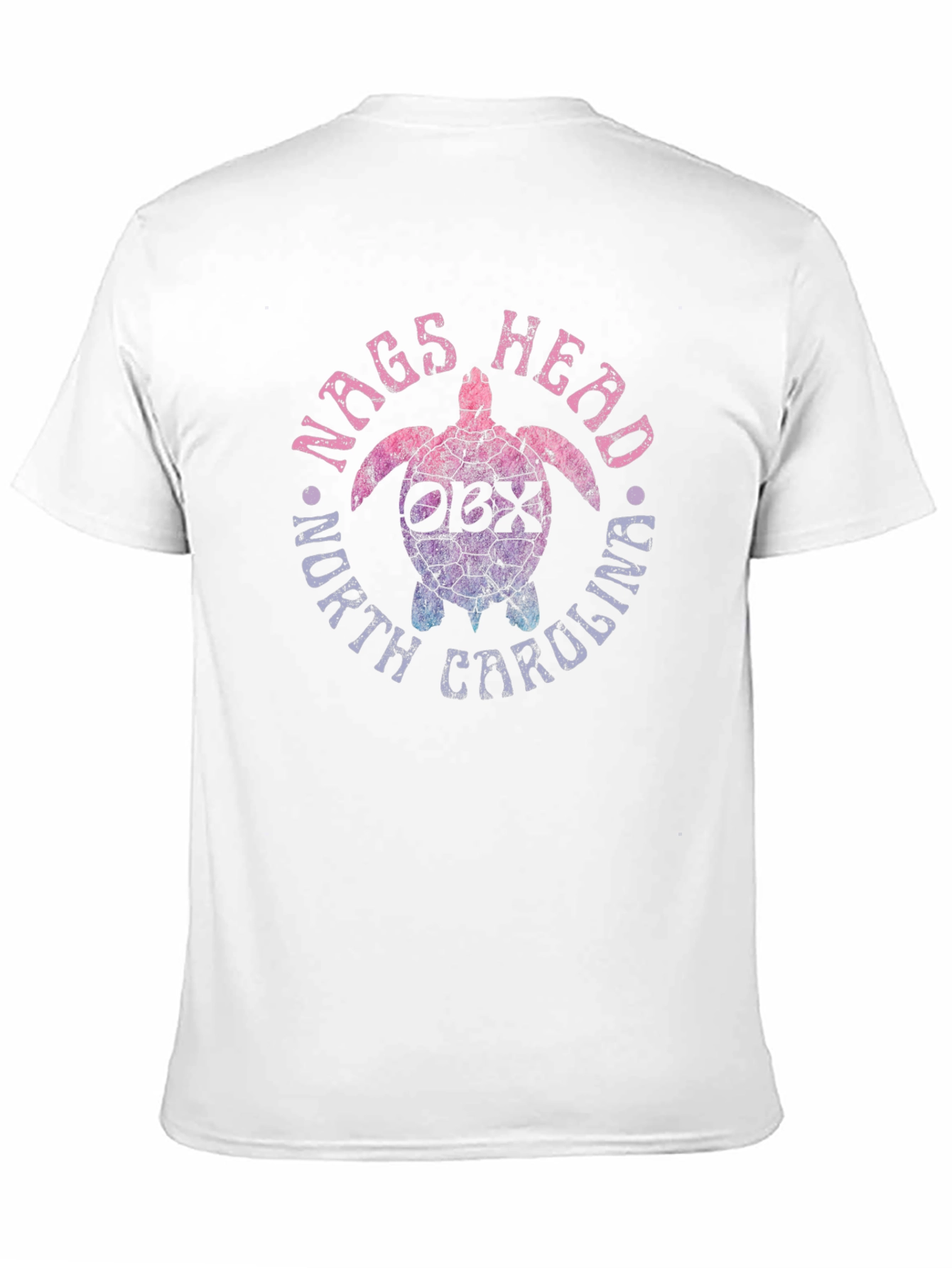 Nags Head North Carolina OBX Turtle Graphic T-Shirt