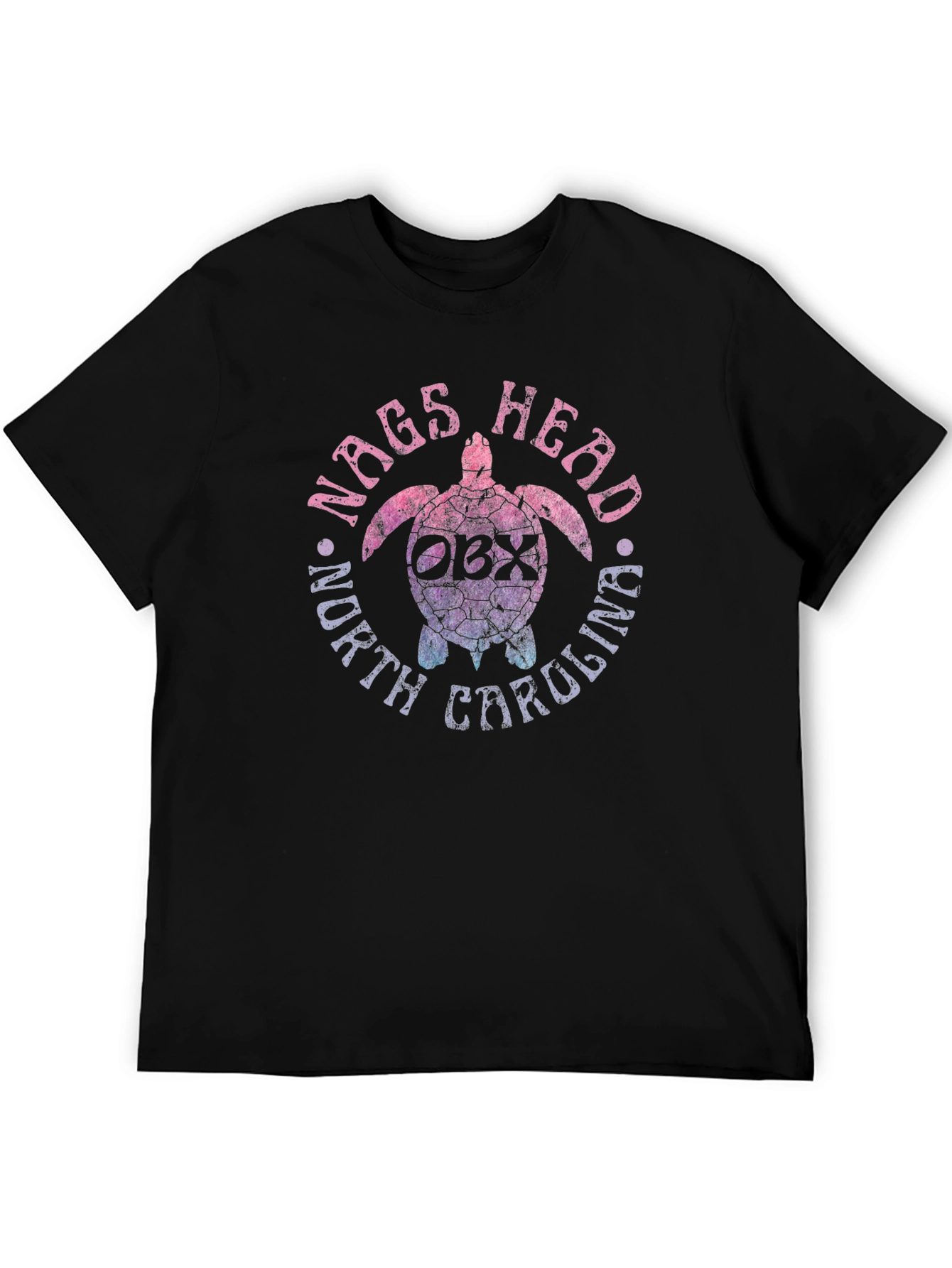 Nags Head North Carolina OBX Turtle Graphic T-Shirt