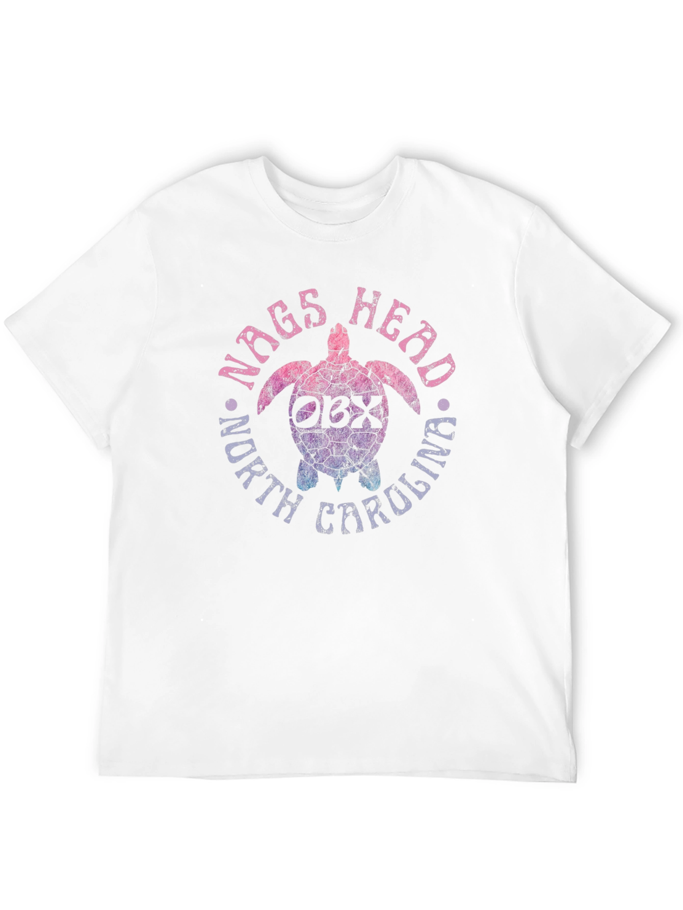 Nags Head North Carolina OBX Turtle Graphic T-Shirt
