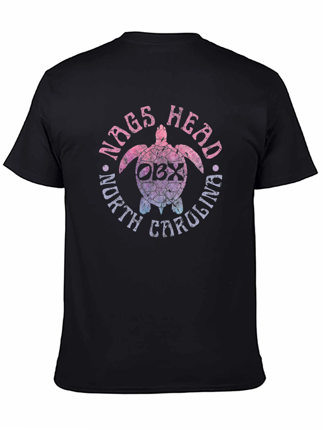 Nags Head North Carolina OBX Turtle Graphic T-Shirt