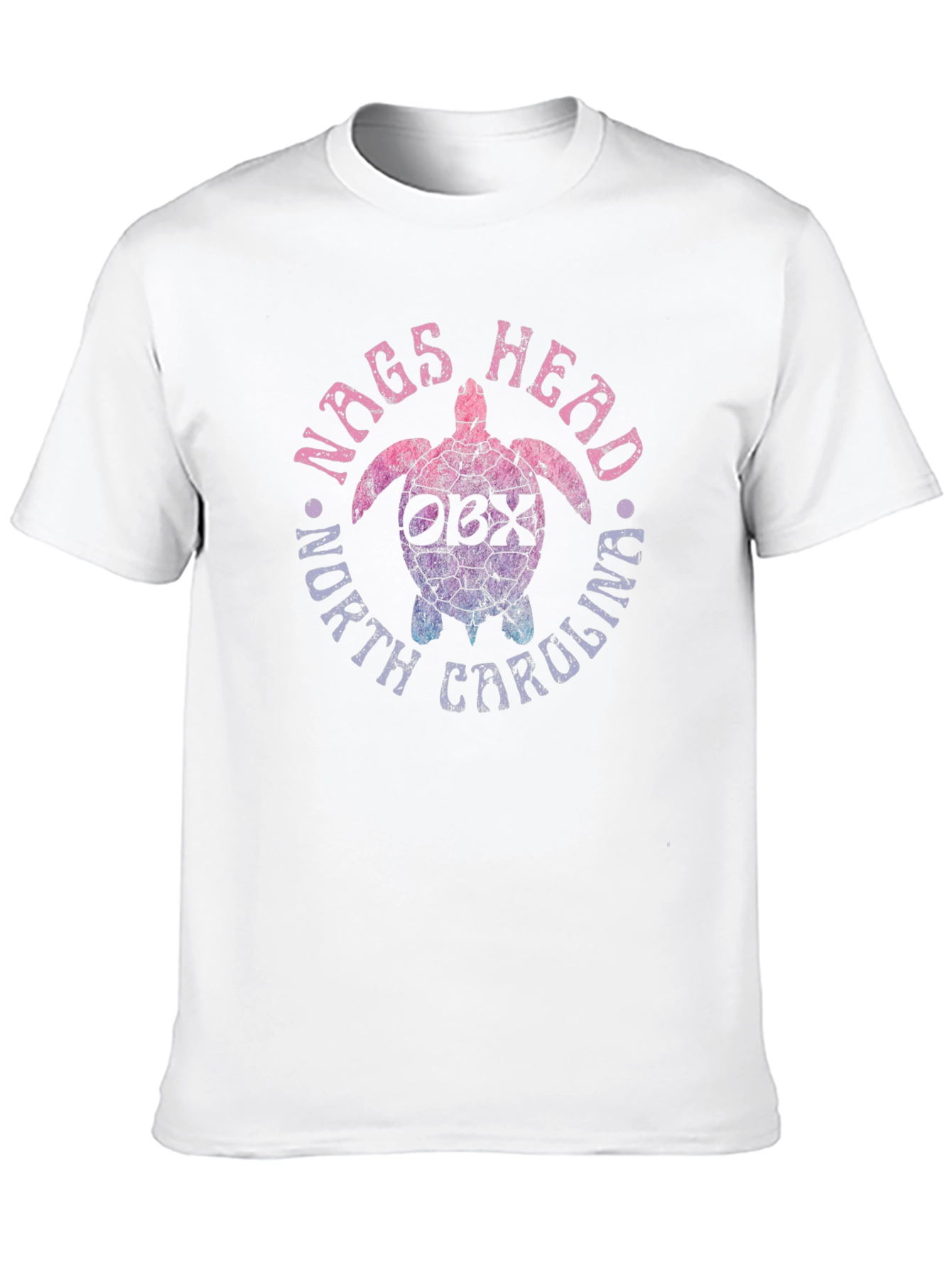 Nags Head North Carolina OBX Turtle Graphic T-Shirt