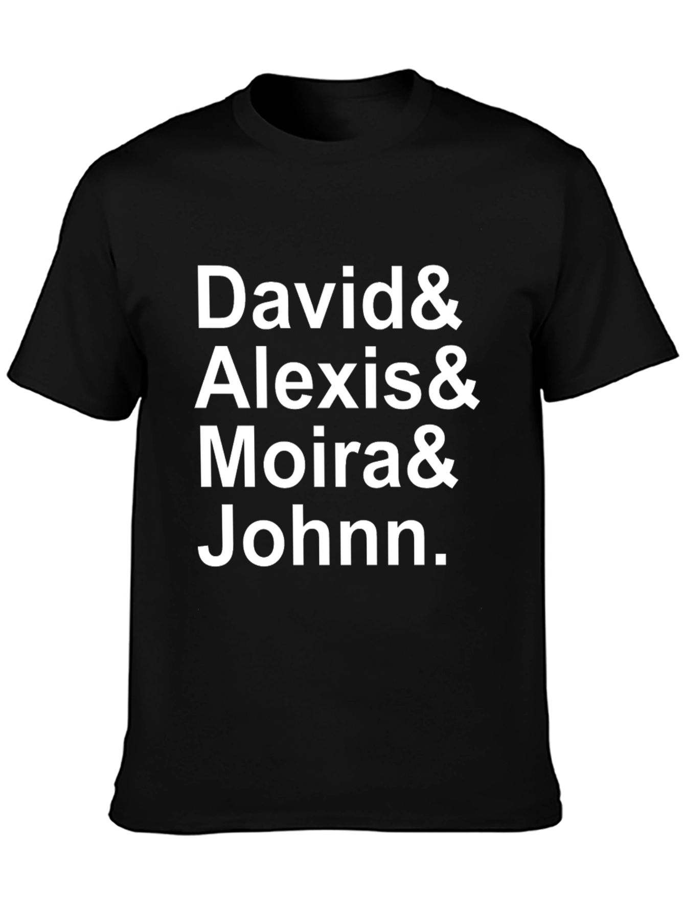 Schitts Creek Inspired T-Shirt: David Alexis Moira John