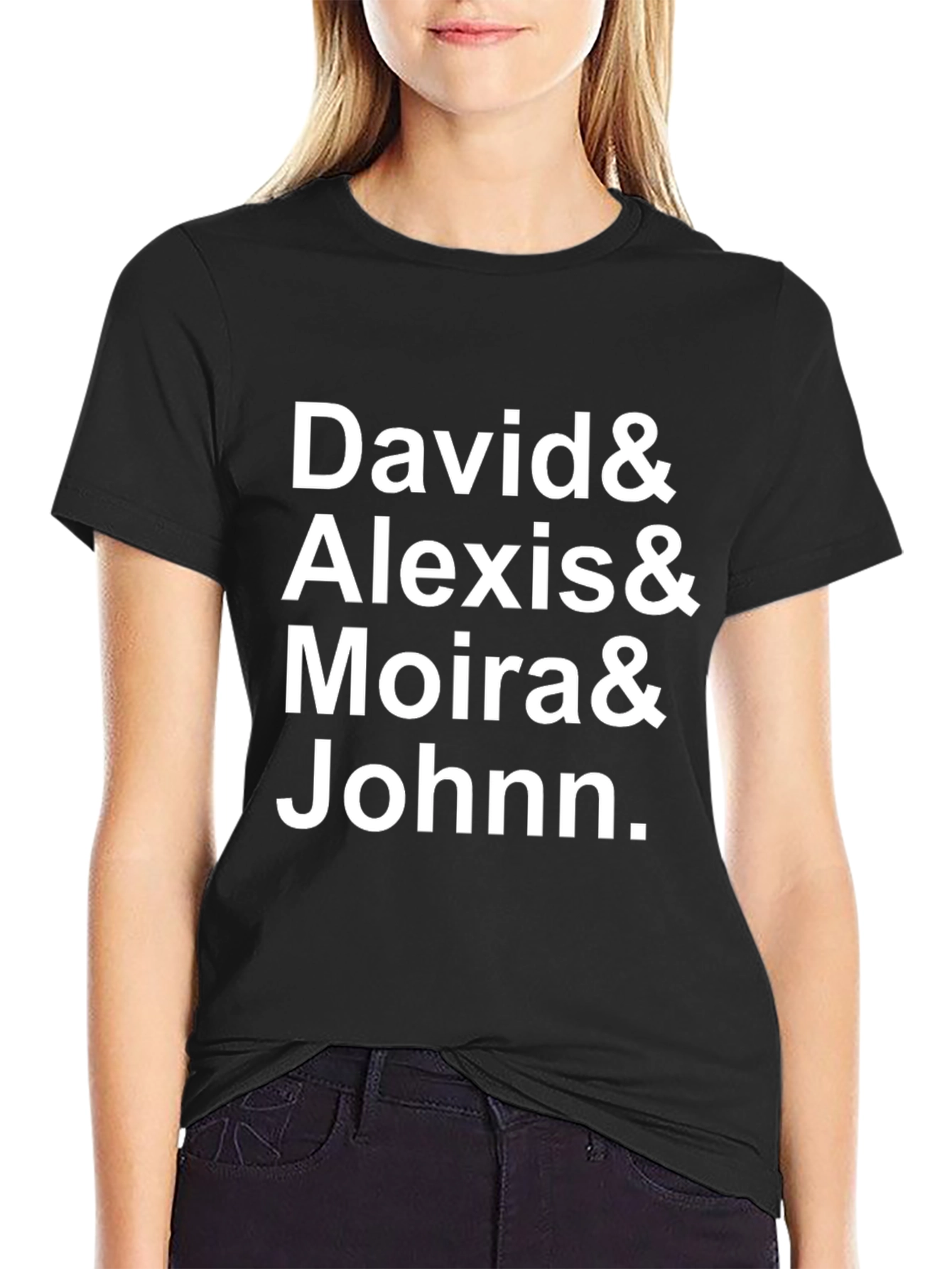 Schitts Creek Inspired T-Shirt: David Alexis Moira John