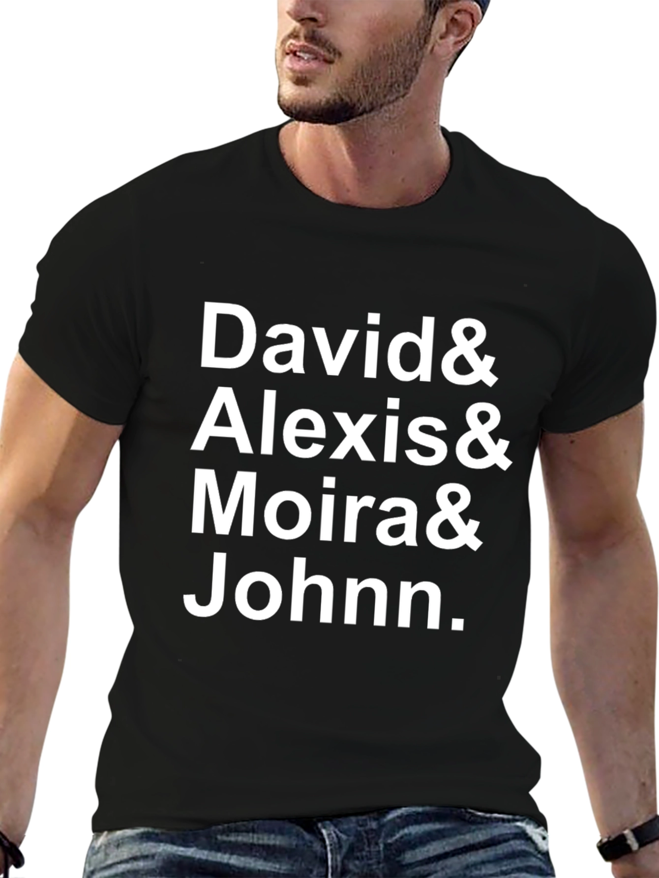 Schitts Creek Inspired T-Shirt: David Alexis Moira John