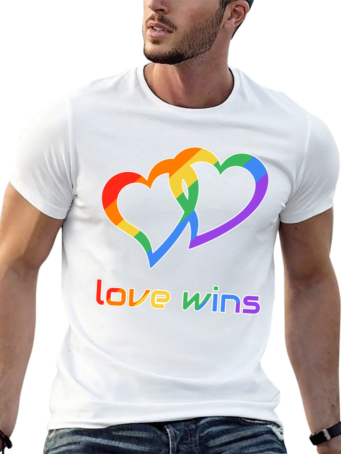Love Wins LGBTQ+ Pride Graphic T-Shirt