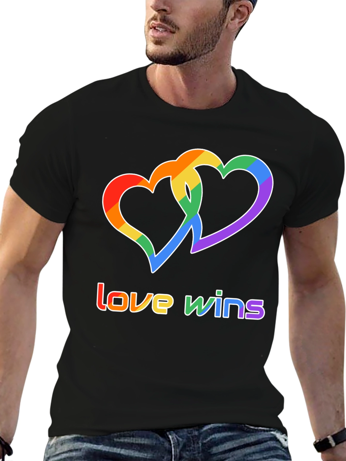 Love Wins LGBTQ+ Pride Graphic T-Shirt