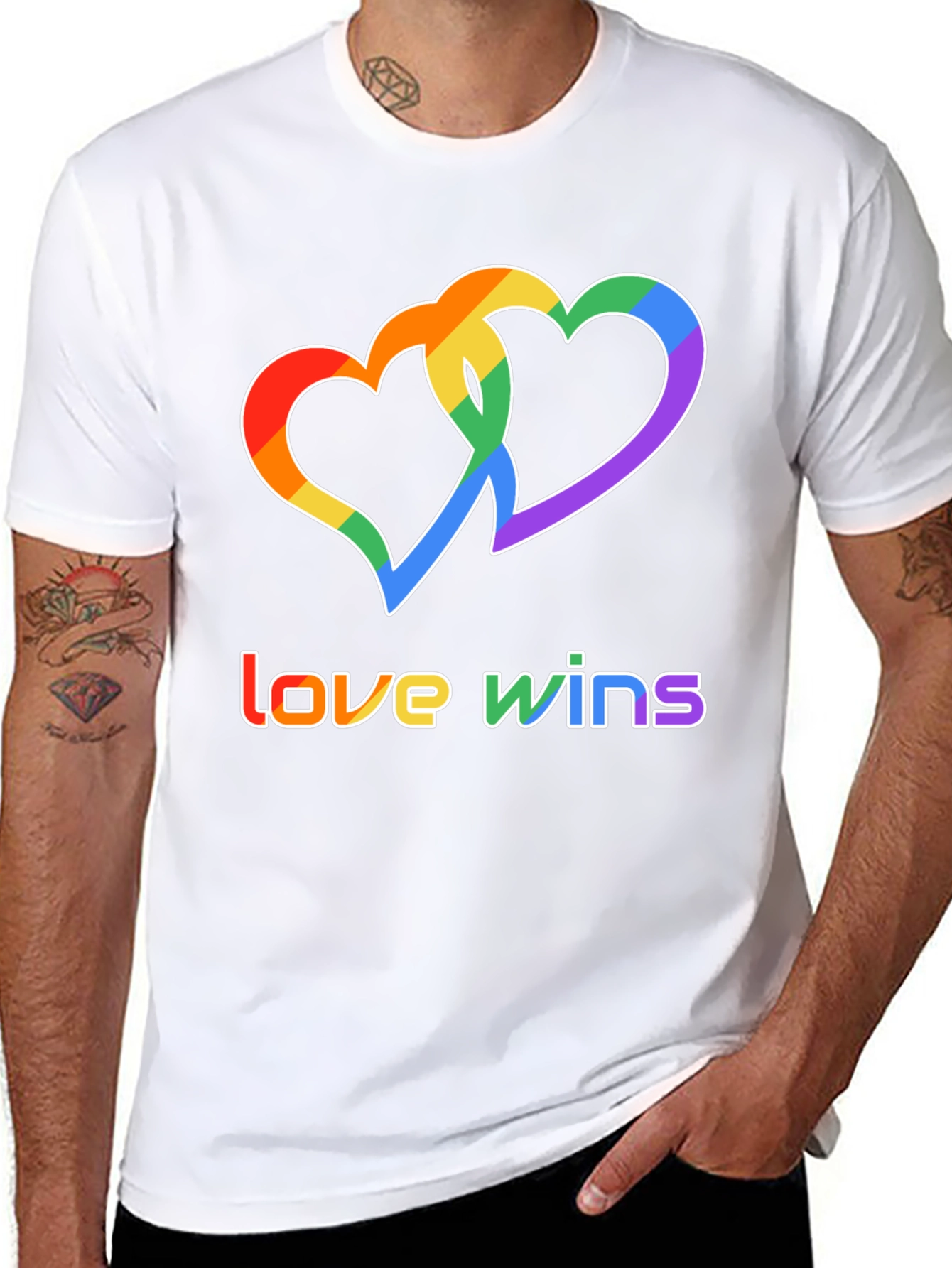 Love Wins LGBTQ+ Pride Graphic T-Shirt