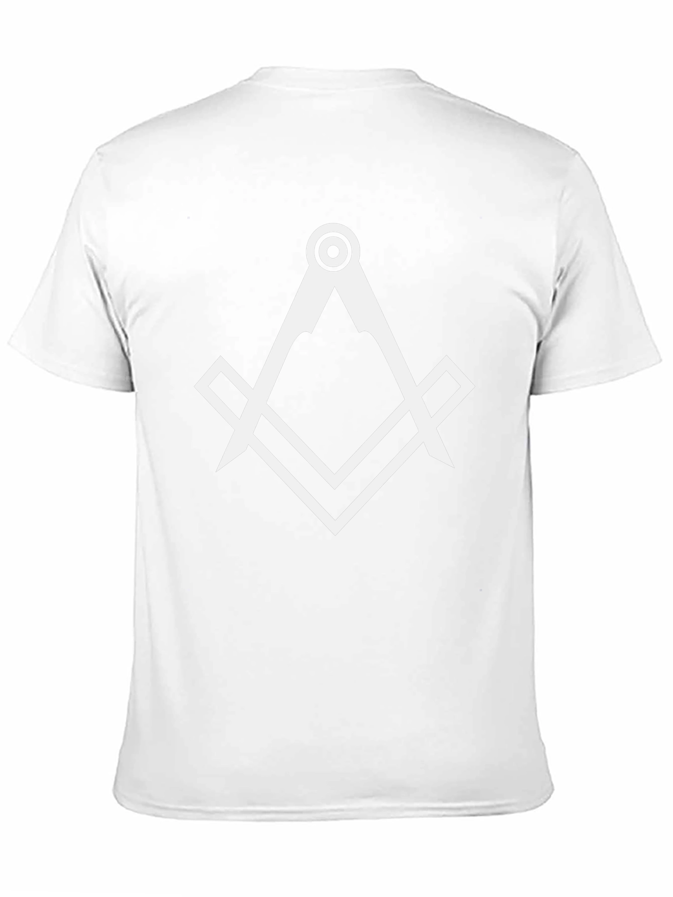 Masonic Compass & Square Black T-Shirt