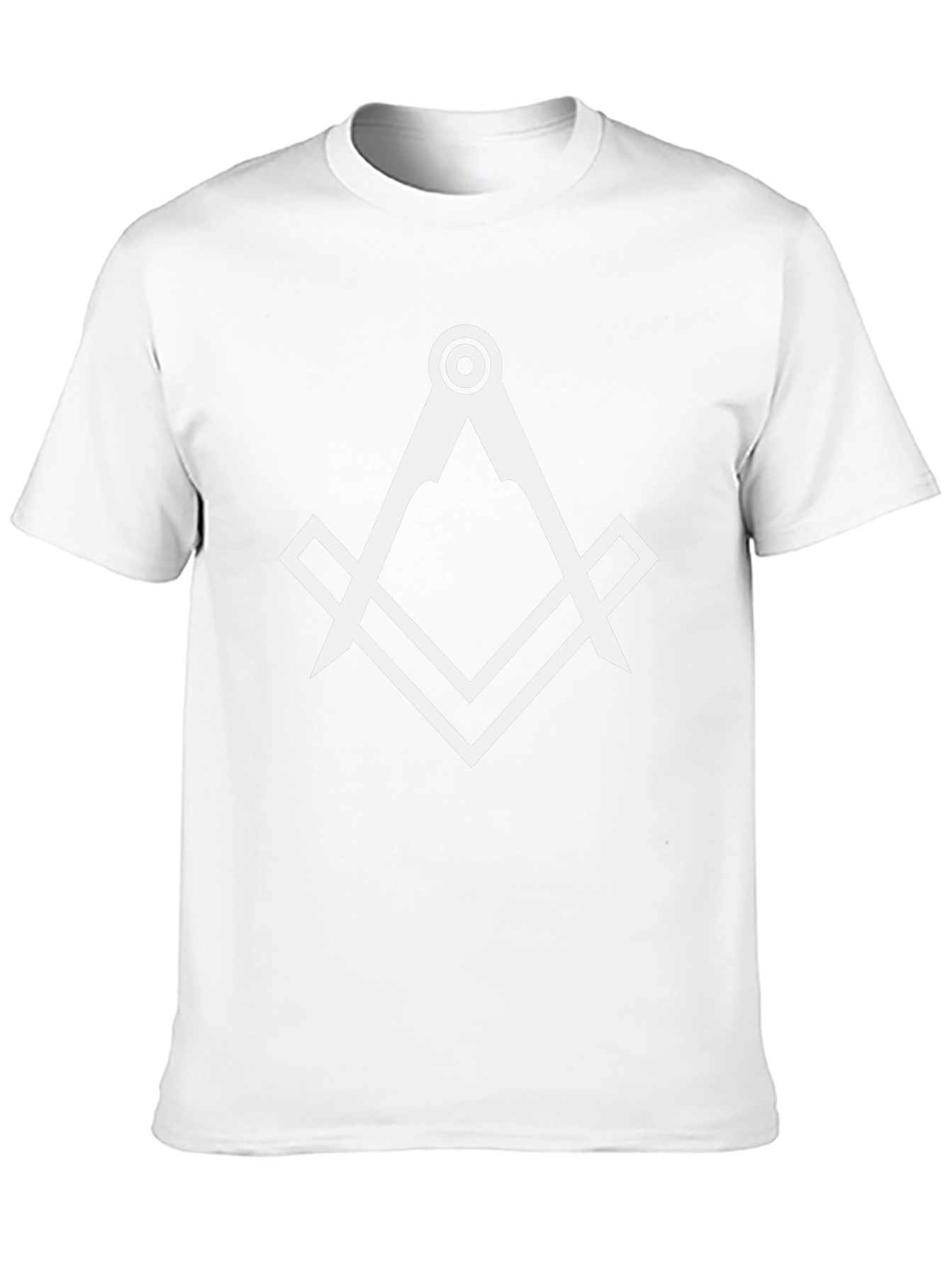 Masonic Compass & Square Black T-Shirt