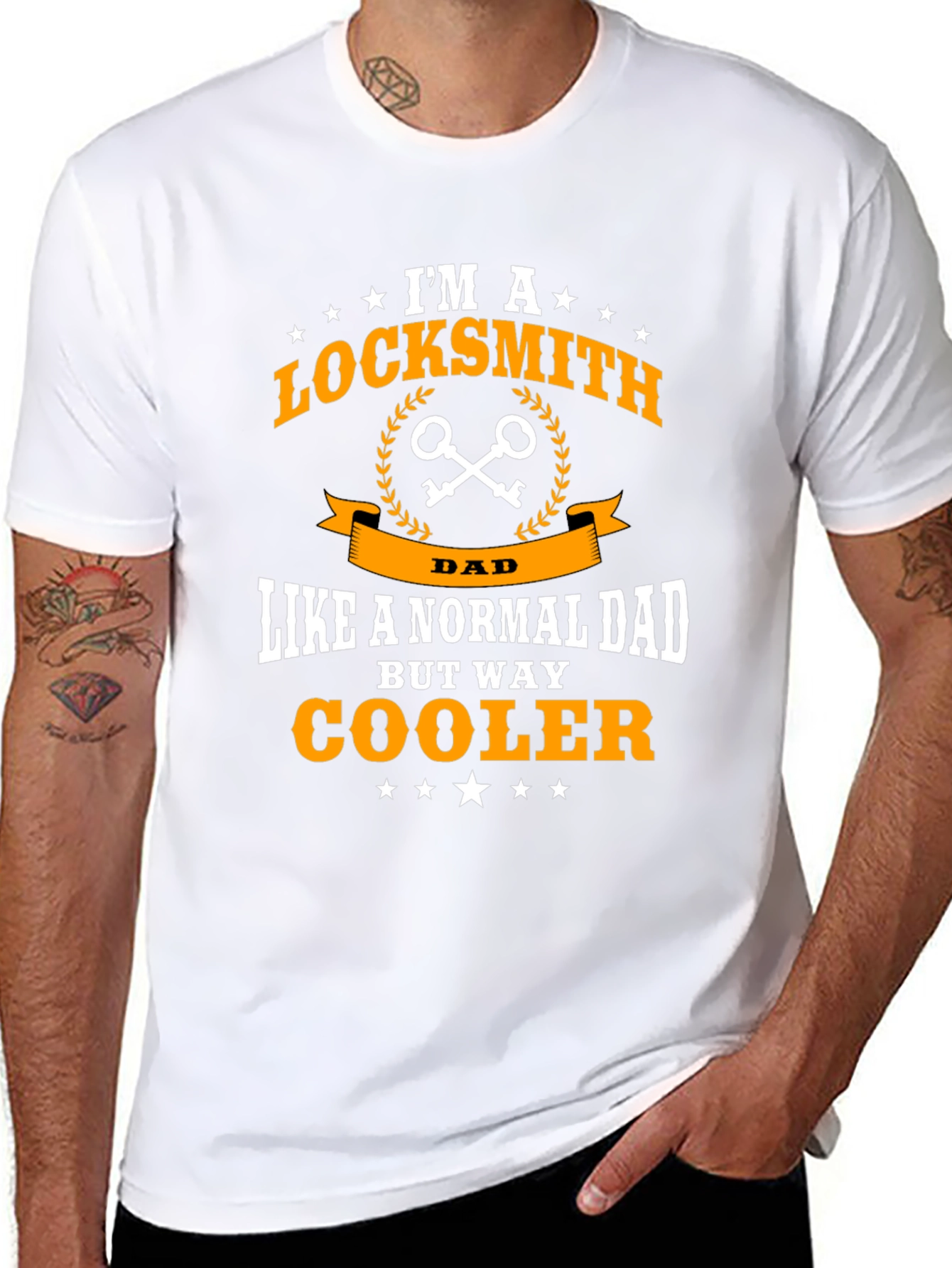 Locksmith Dad T-Shirt - Cool Dad Gift