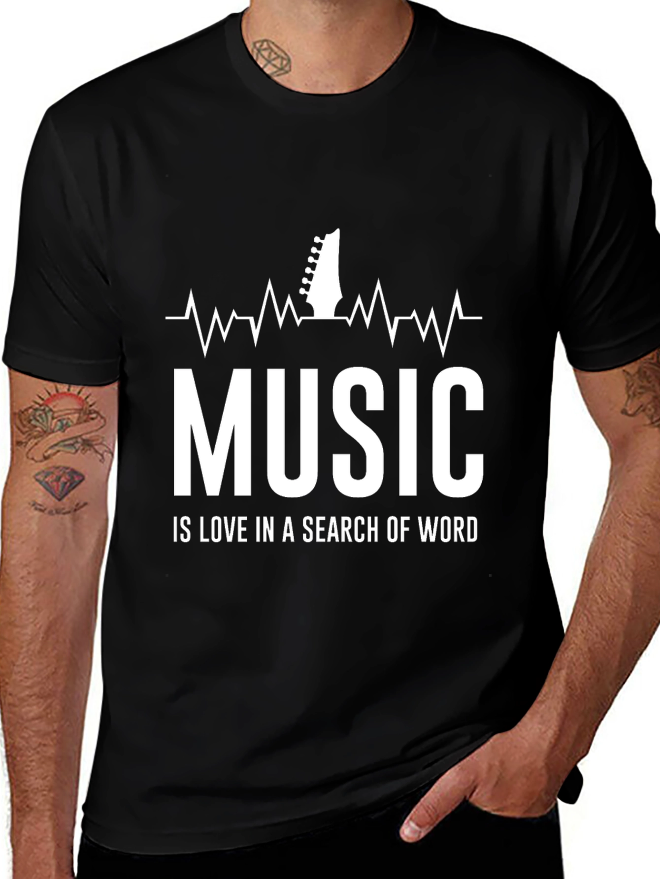 Music is Love Graphic Tee