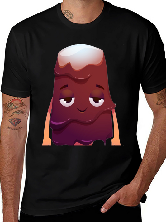 Cartoon Dessert T-Shirt - Novelty Graphic Tee