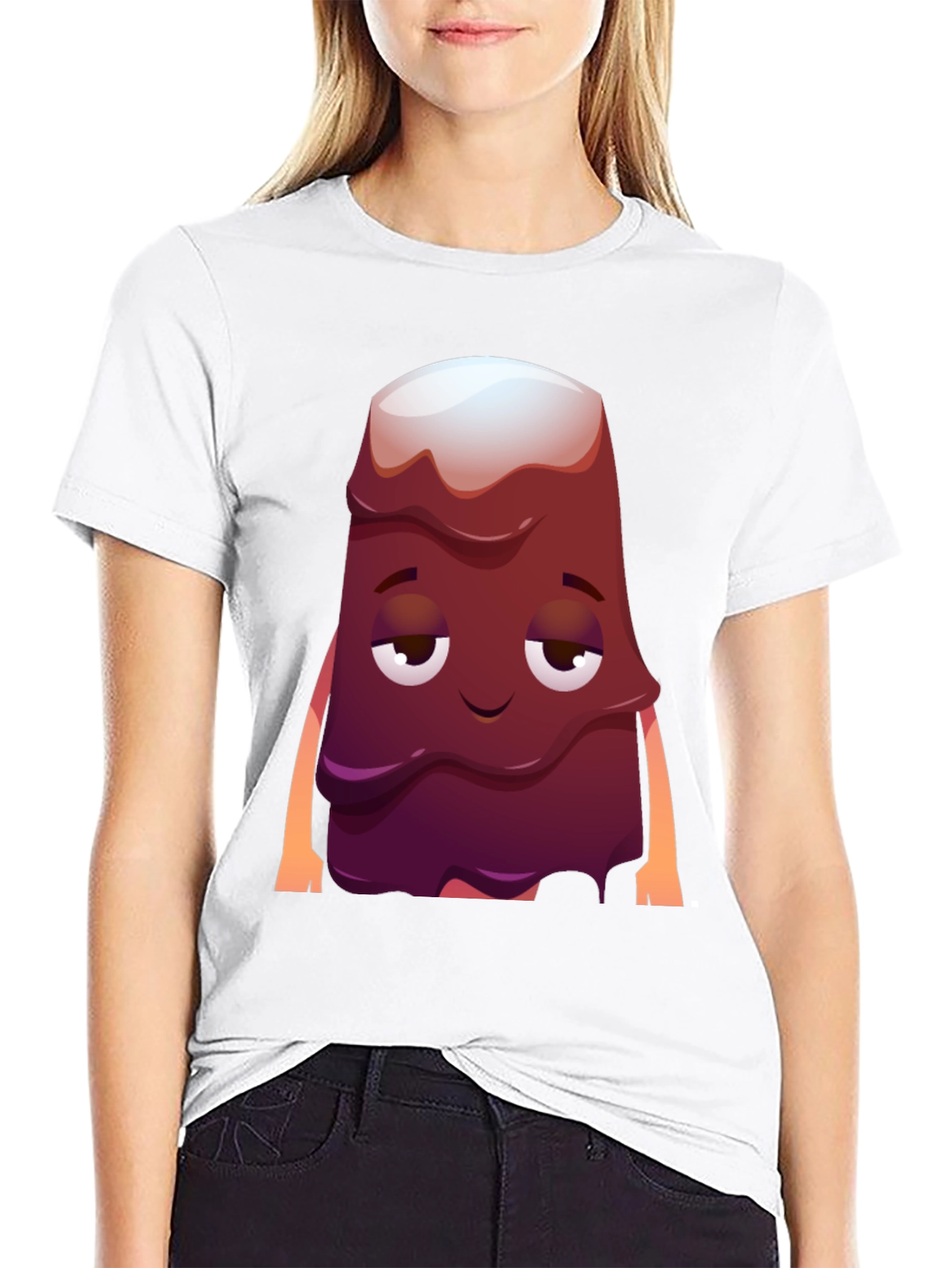 Cartoon Dessert T-Shirt - Novelty Graphic Tee