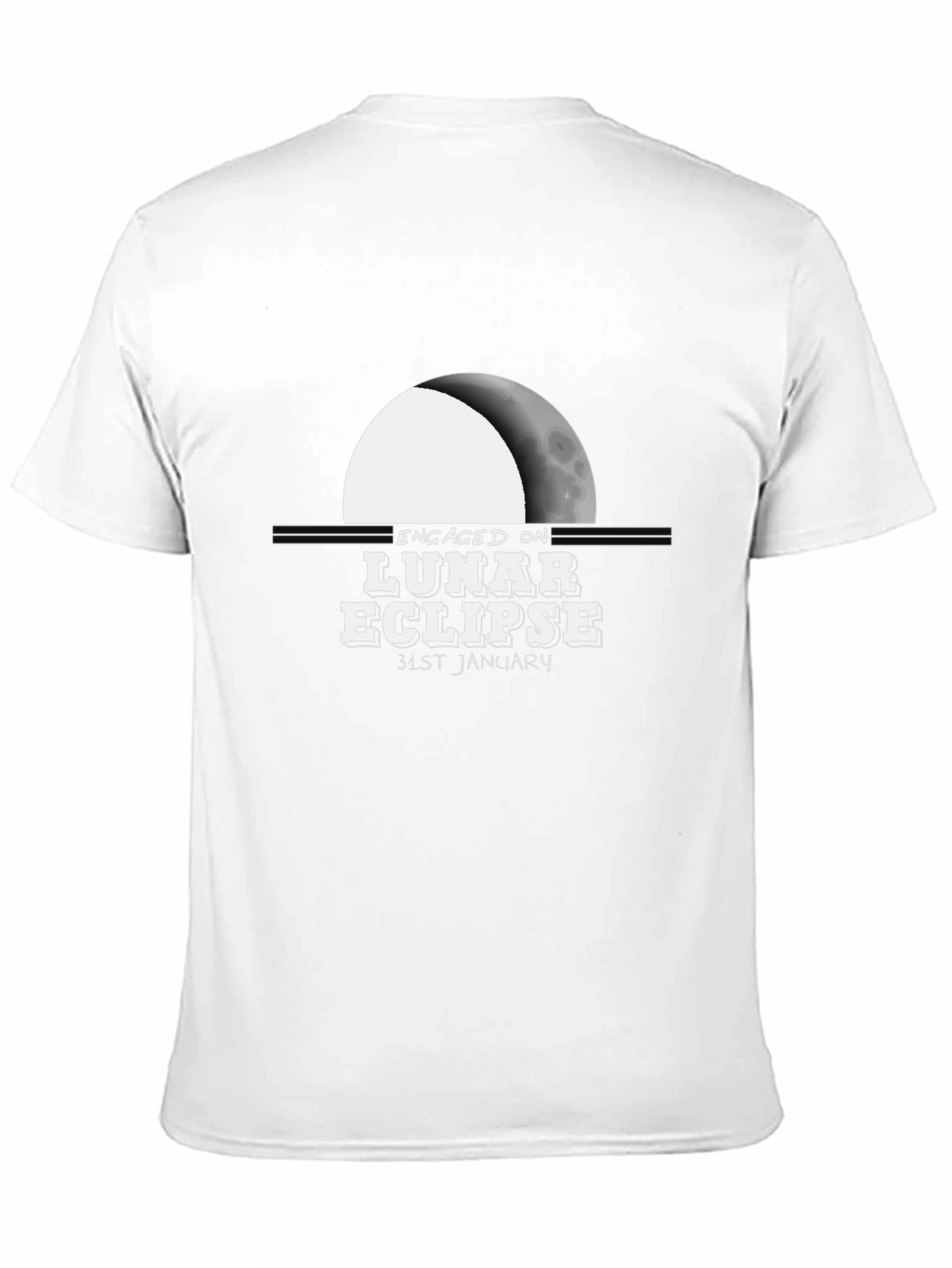 Engaged on Lunar Eclipse Graphic T-Shirt