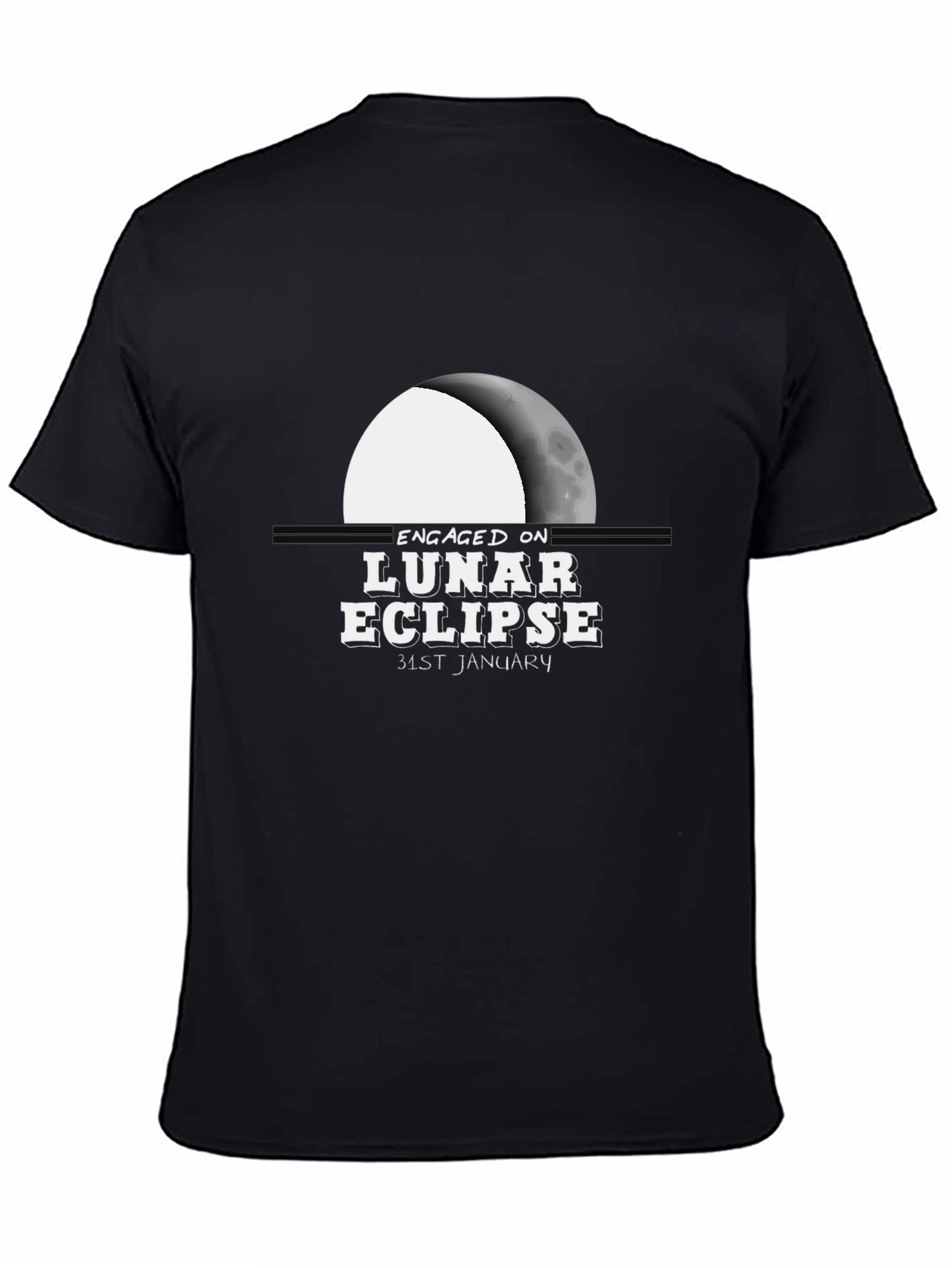 Engaged on Lunar Eclipse Graphic T-Shirt