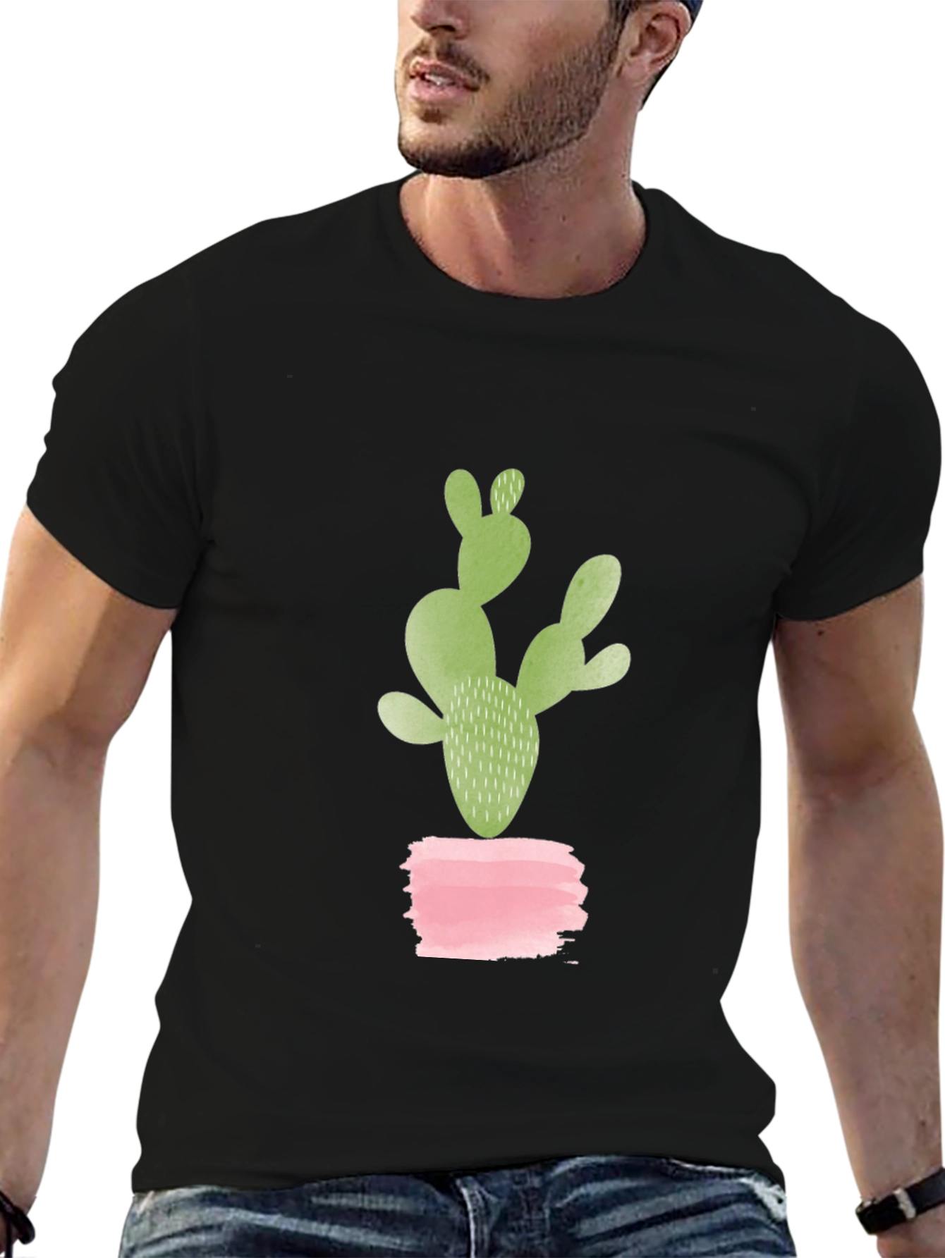 Cactus Graphic Tee - Stylish Plant Lover Shirt