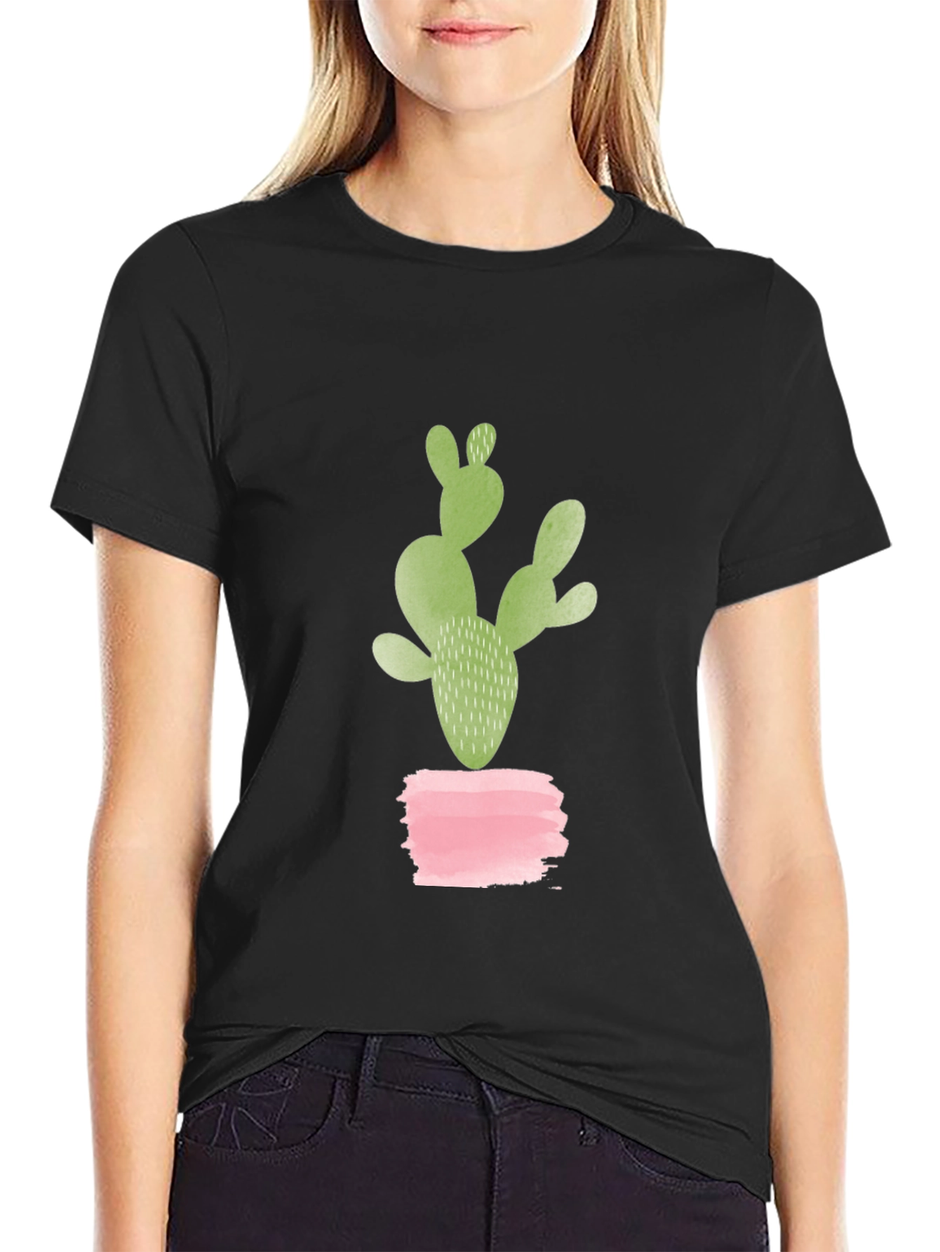 Cactus Graphic Tee - Stylish Plant Lover Shirt