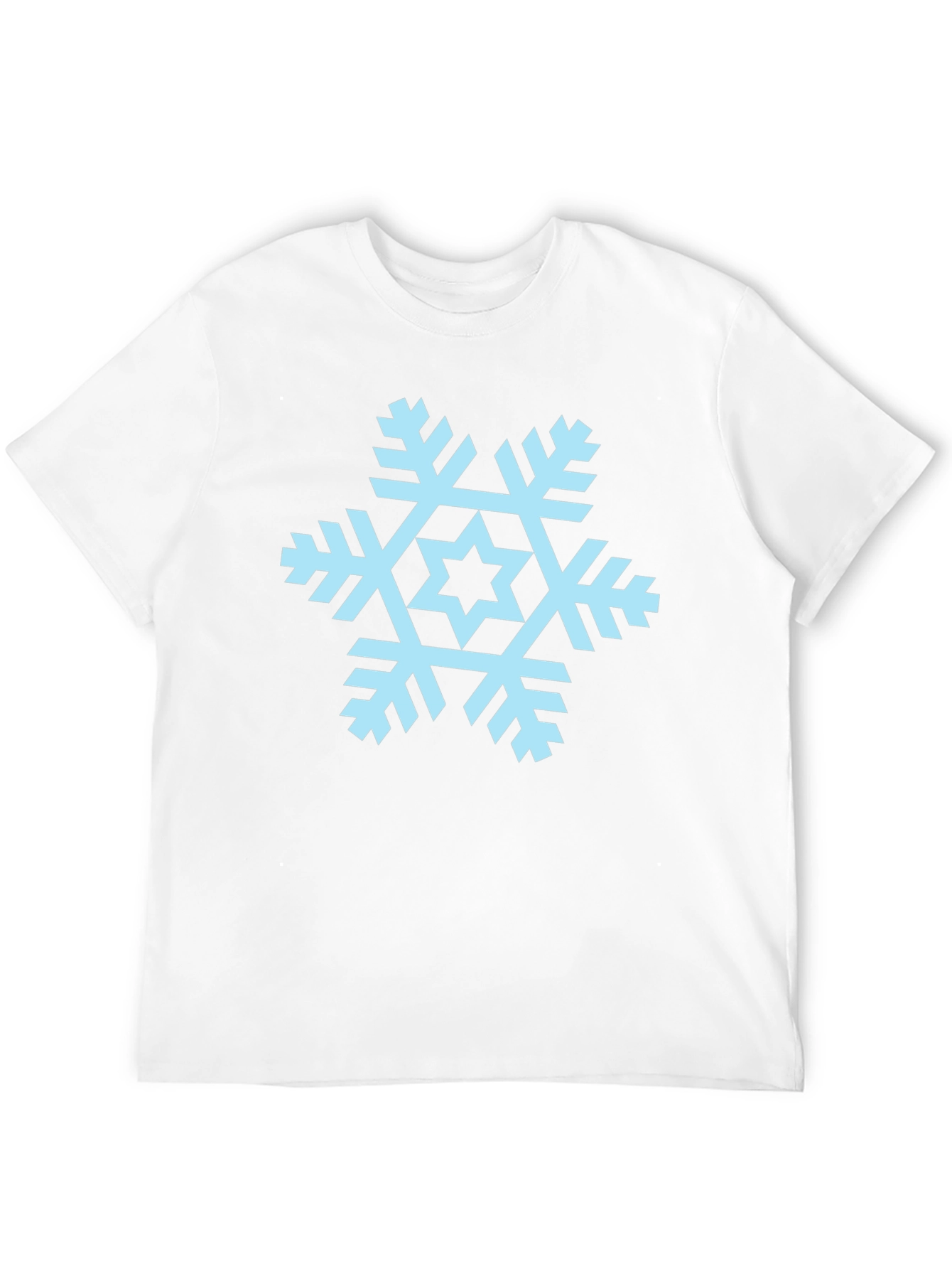 Snowflake Graphic Tee - Black Unisex T-Shirt
