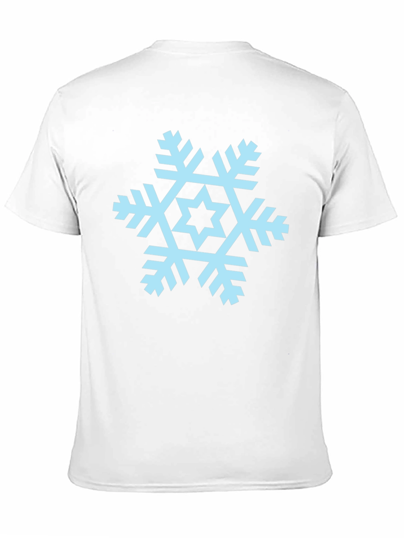 Snowflake Graphic Tee - Black Unisex T-Shirt
