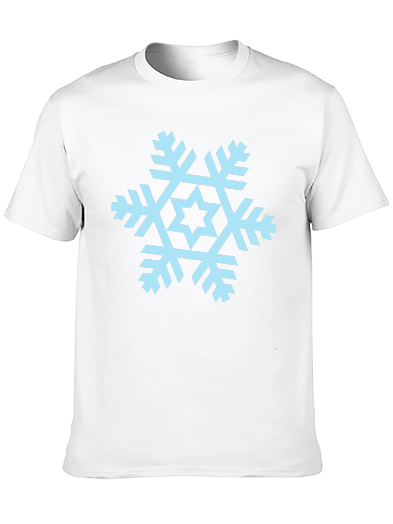 Snowflake Graphic Tee - Black Unisex T-Shirt