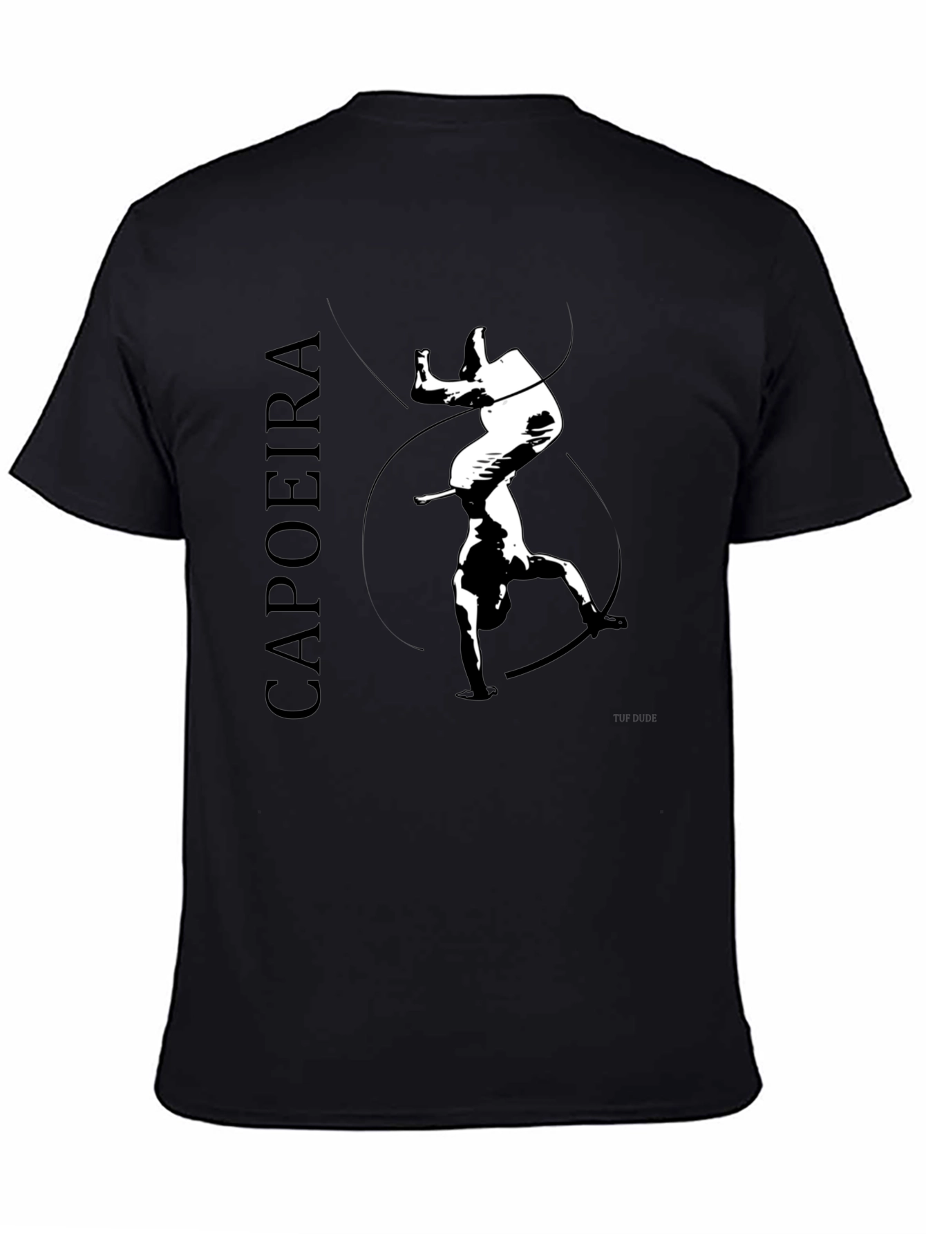 Capoeira Silhouette Black T-Shirt