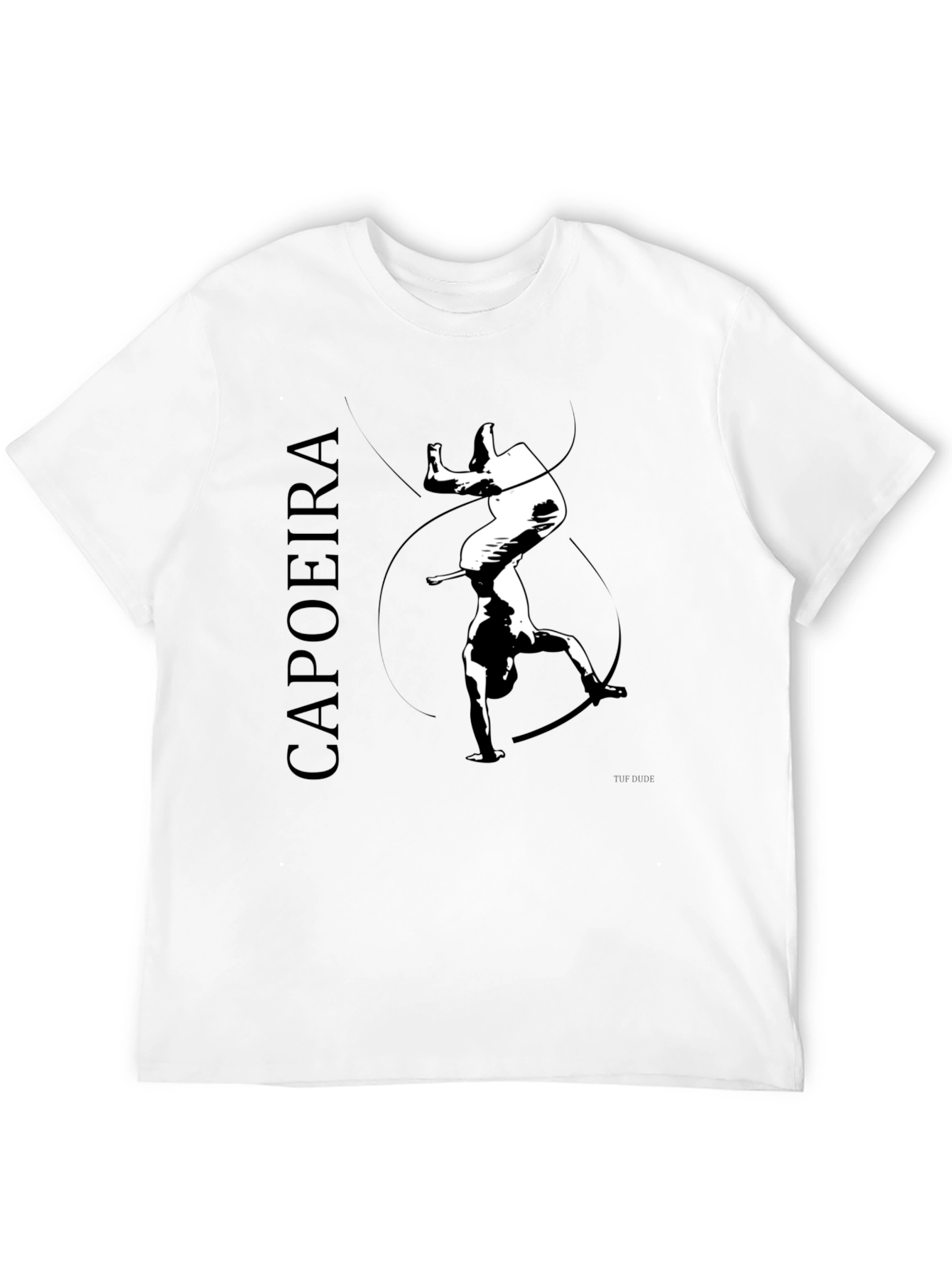 Capoeira Silhouette Black T-Shirt