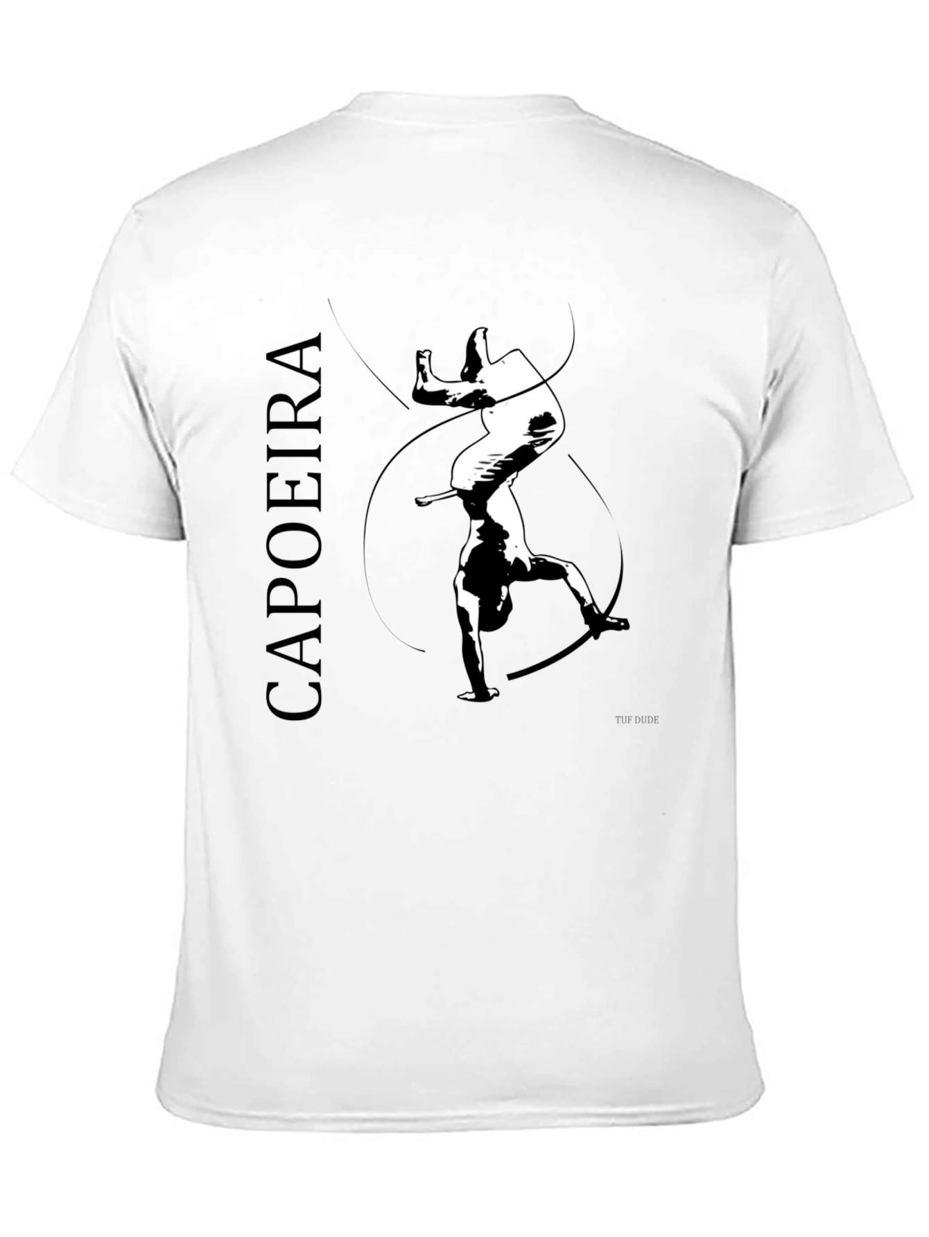 Capoeira Silhouette Black T-Shirt
