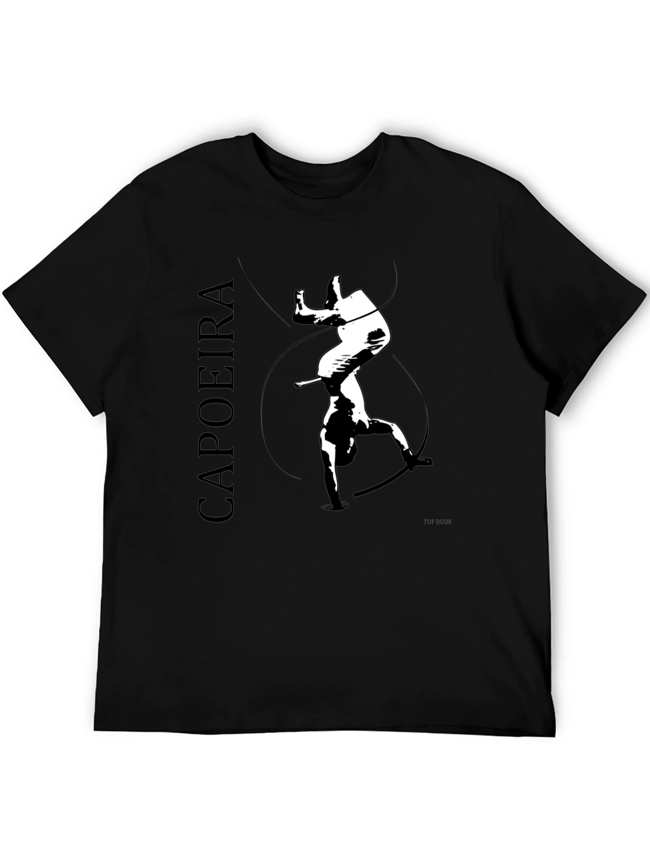 Capoeira Silhouette Black T-Shirt