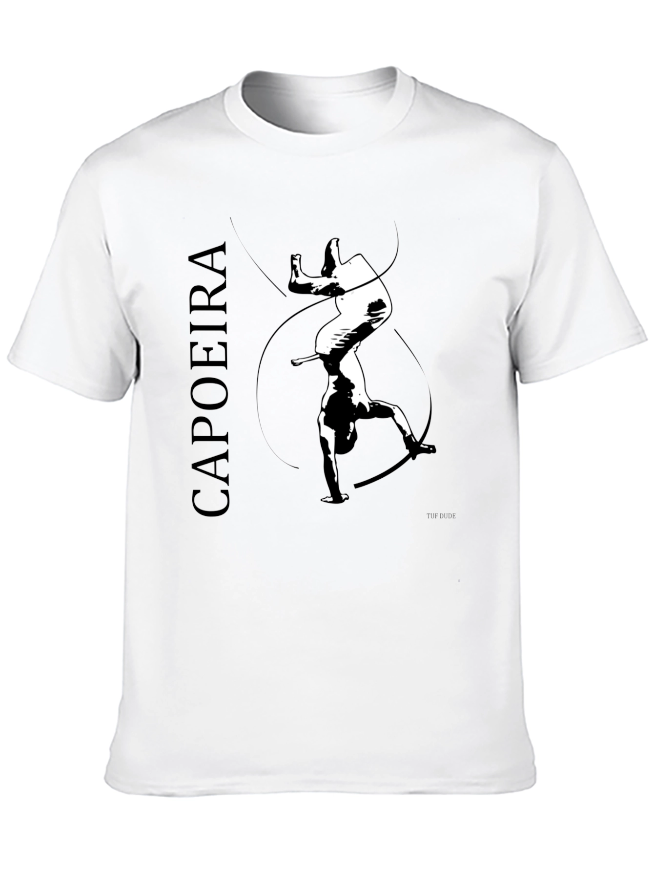 Capoeira Silhouette Black T-Shirt