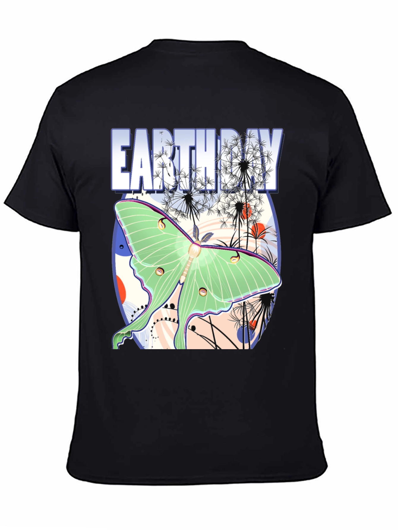 Earth Day Luna Moth Graphic Tee