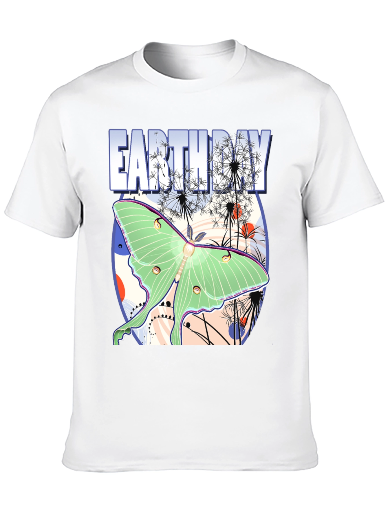 Earth Day Luna Moth Graphic Tee