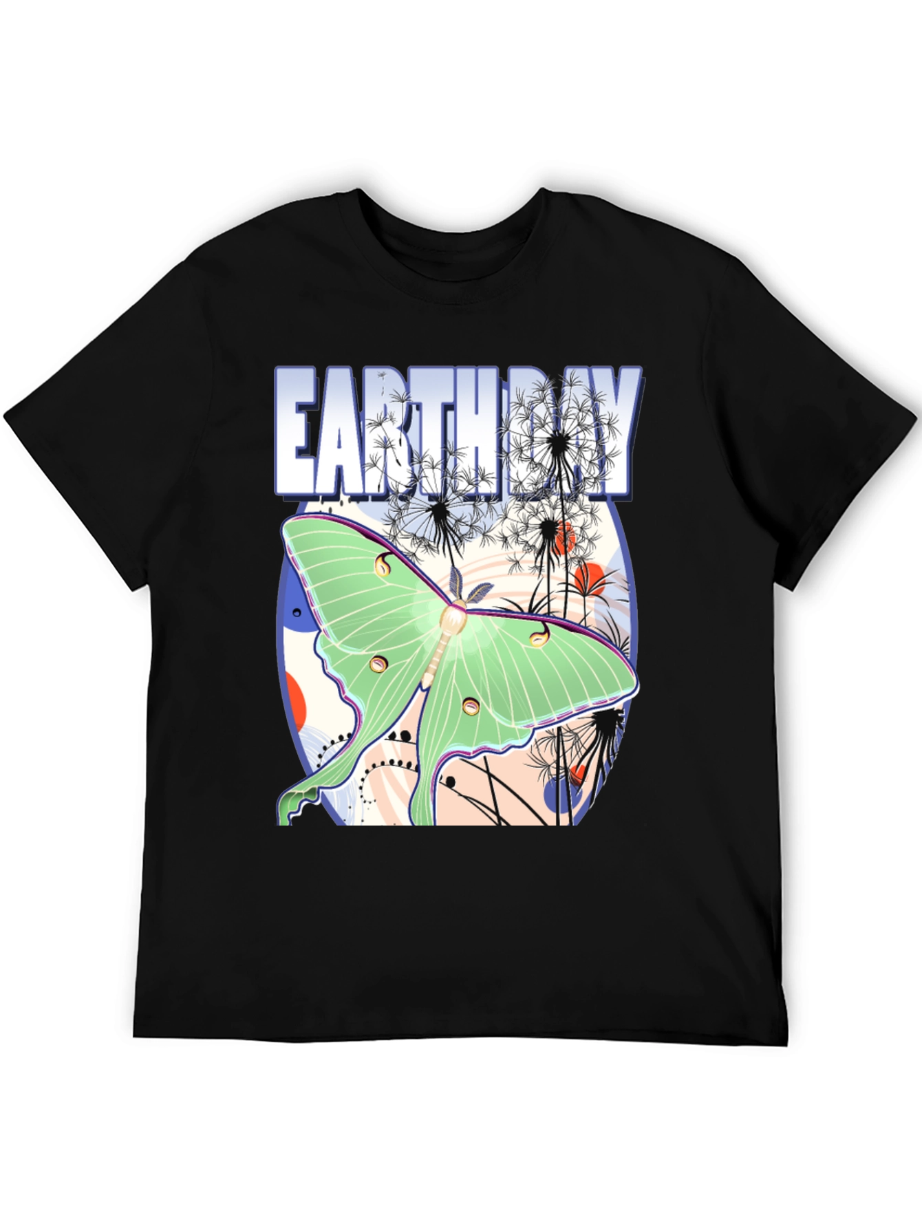 Earth Day Luna Moth Graphic Tee