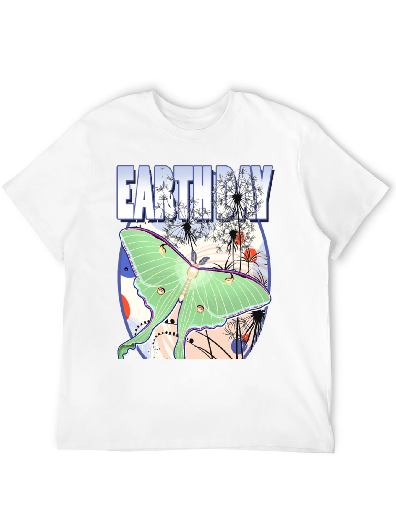 Earth Day Luna Moth Graphic Tee