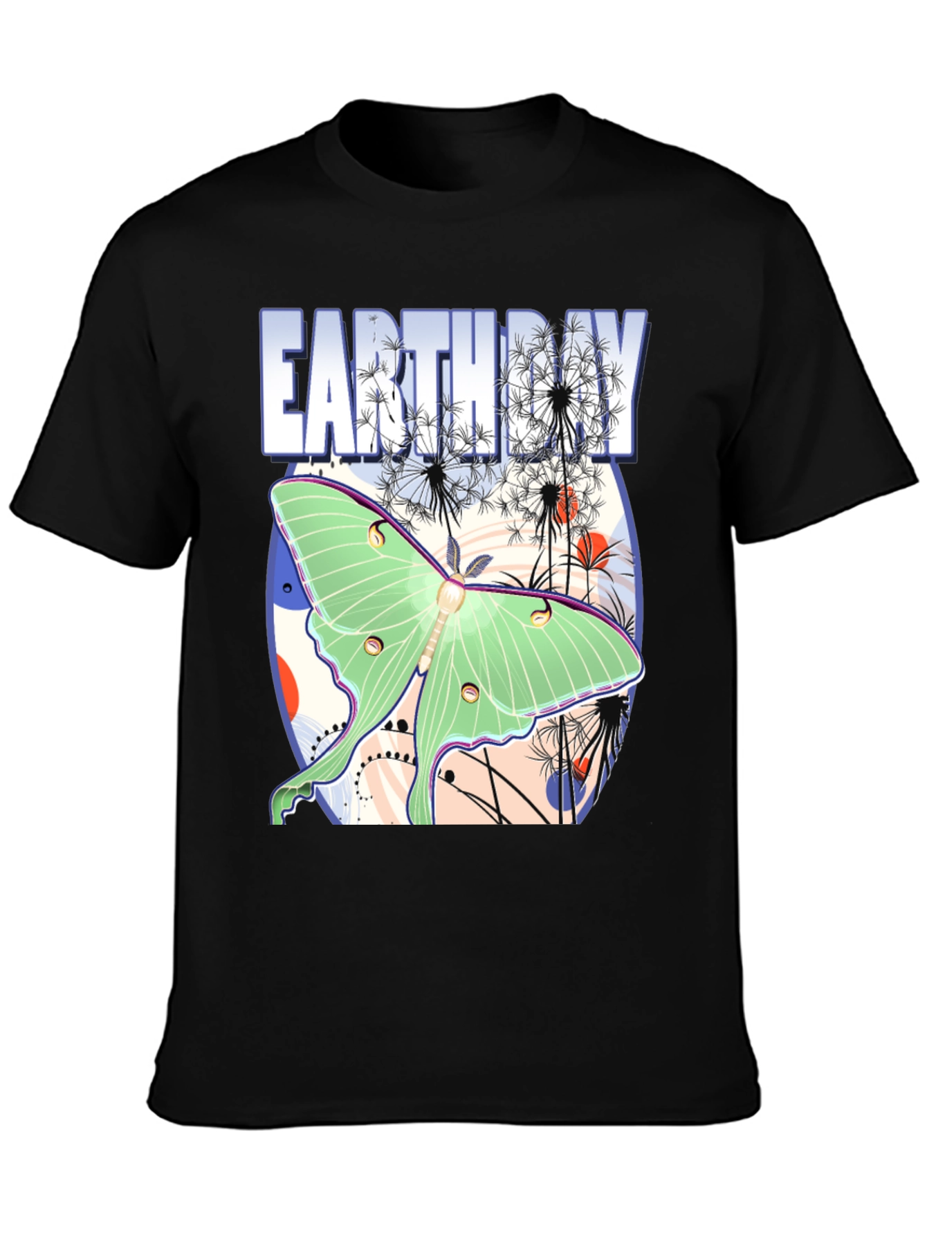 Earth Day Luna Moth Graphic Tee