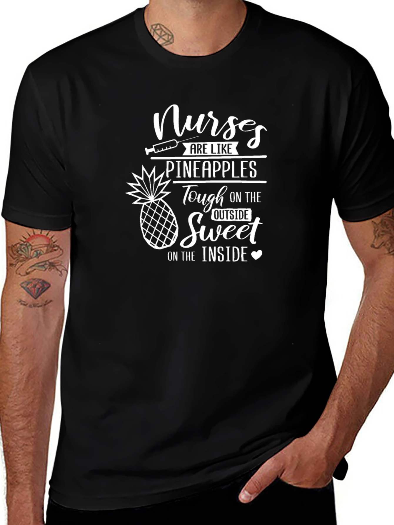 Nurses Pineapple Graphic Tee