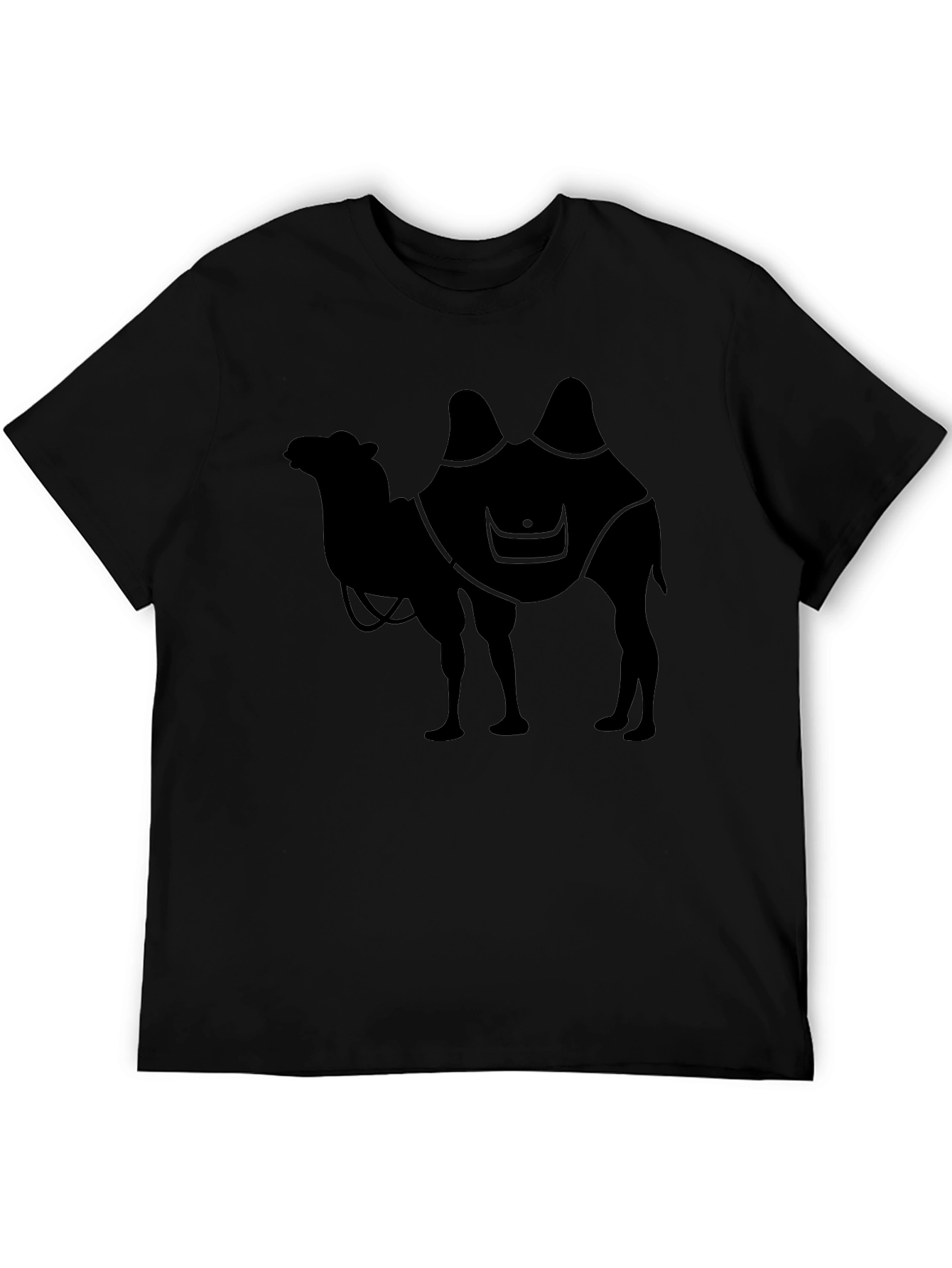 Camel Silhouette T-Shirt - Black