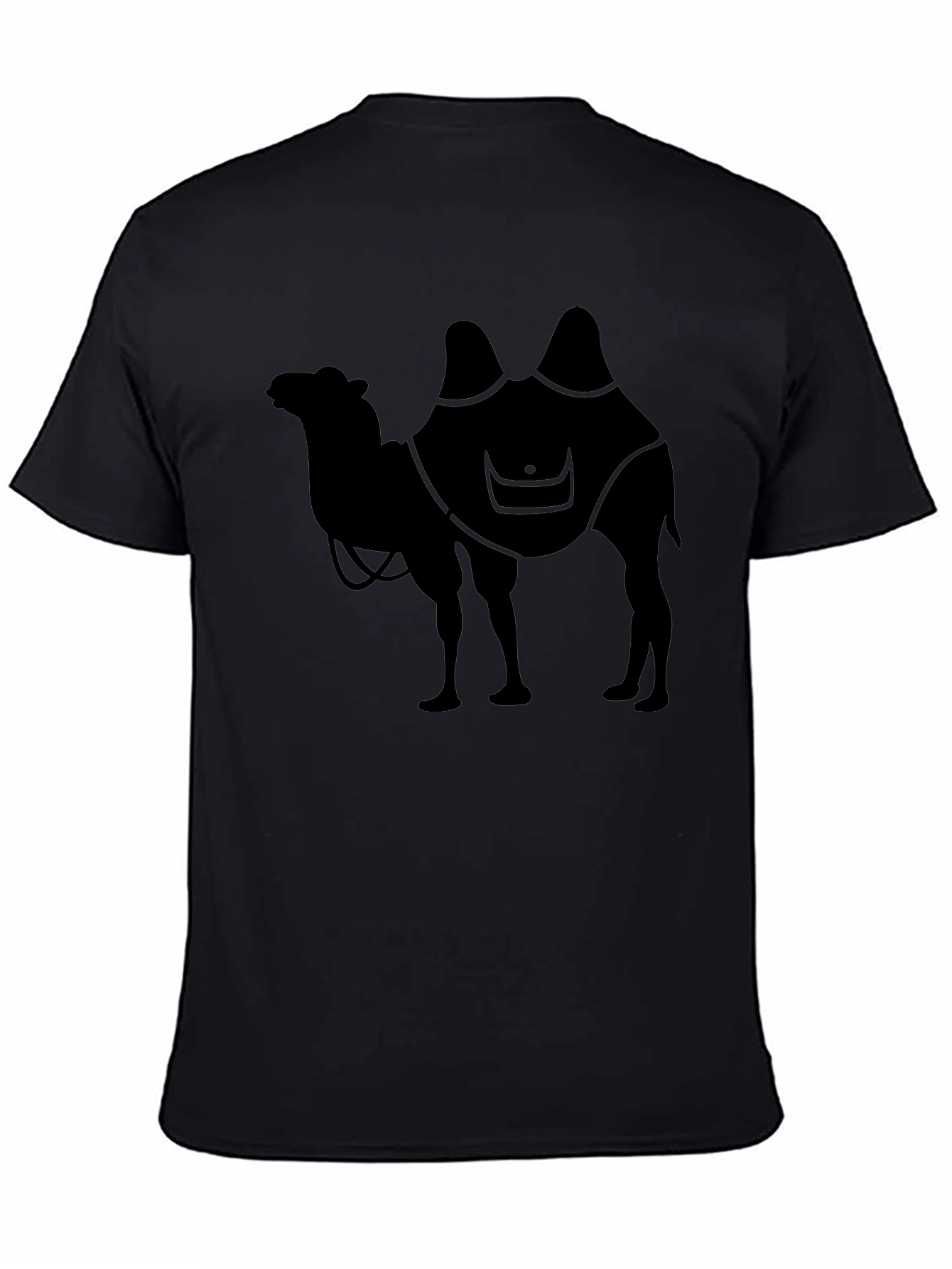 Camel Silhouette T-Shirt - Black
