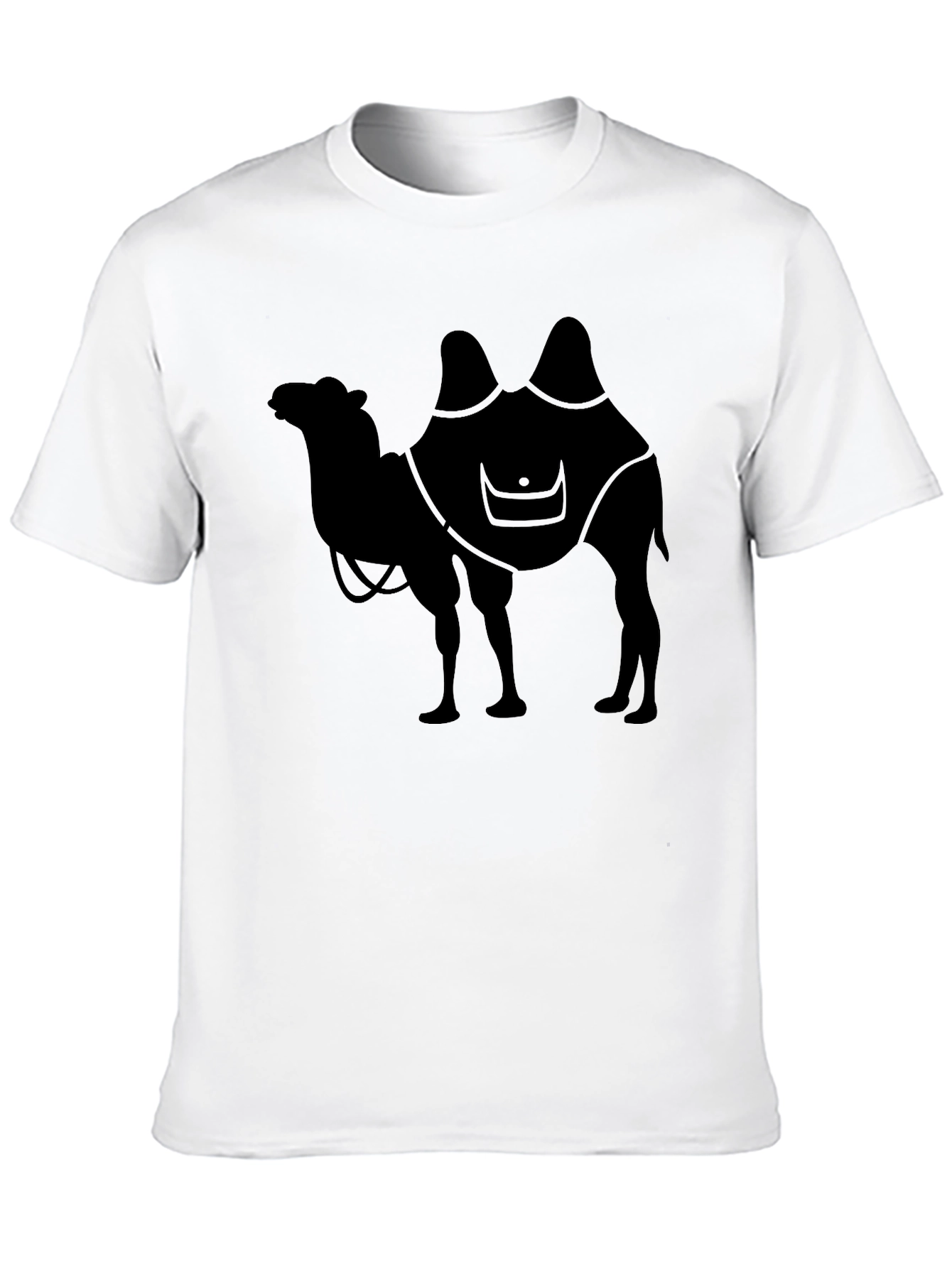 Camel Silhouette T-Shirt - Black