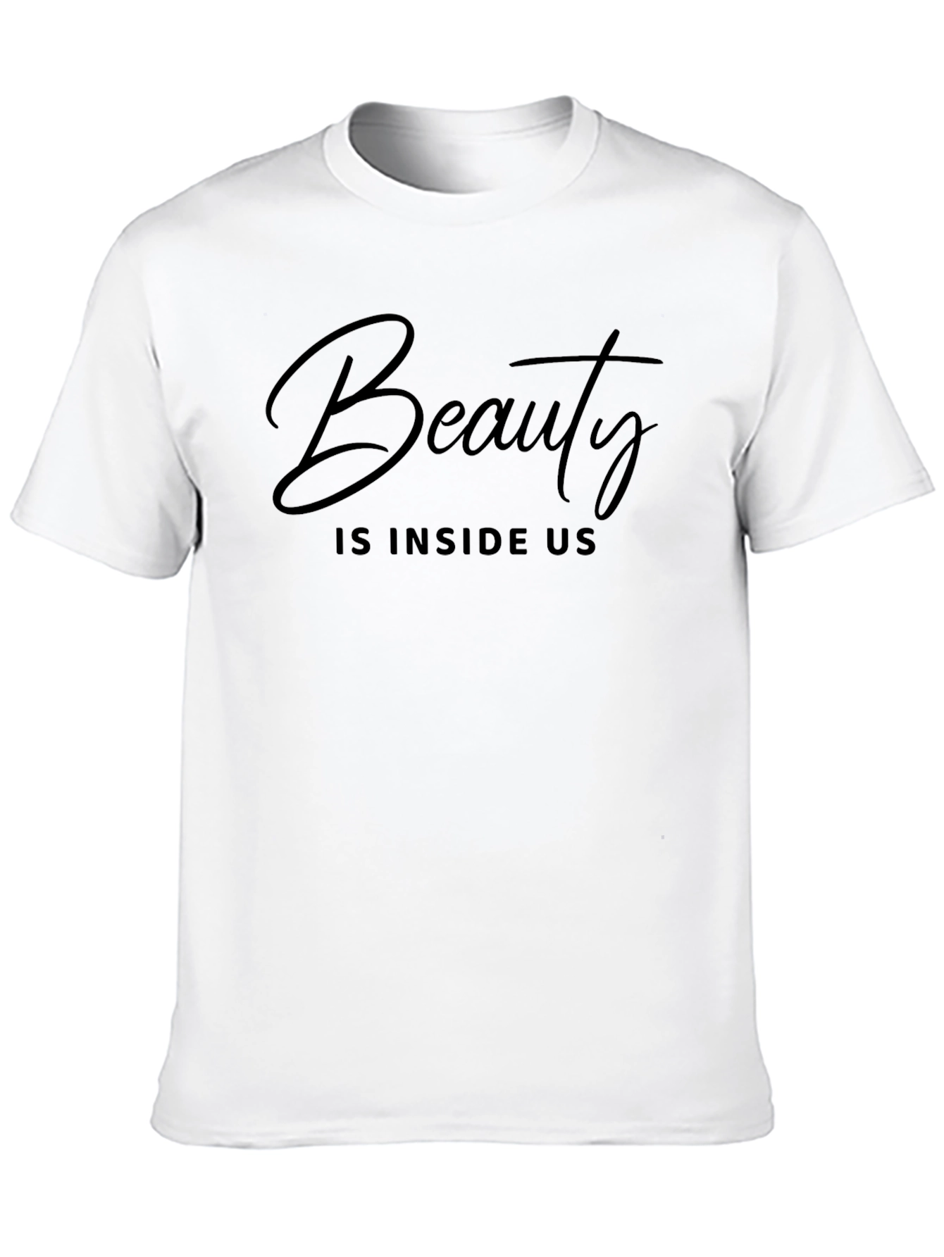 Beauty Inside Us Black T-Shirt