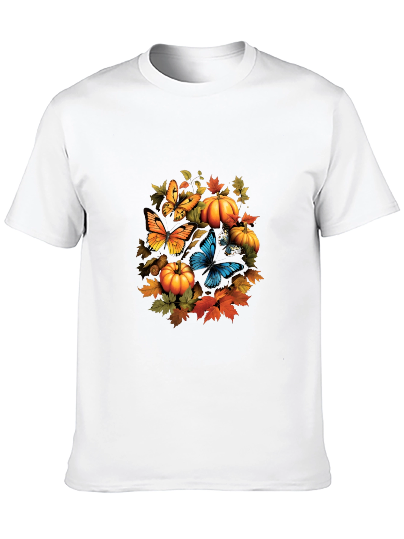 Autumn Butterflies & Pumpkins Tee